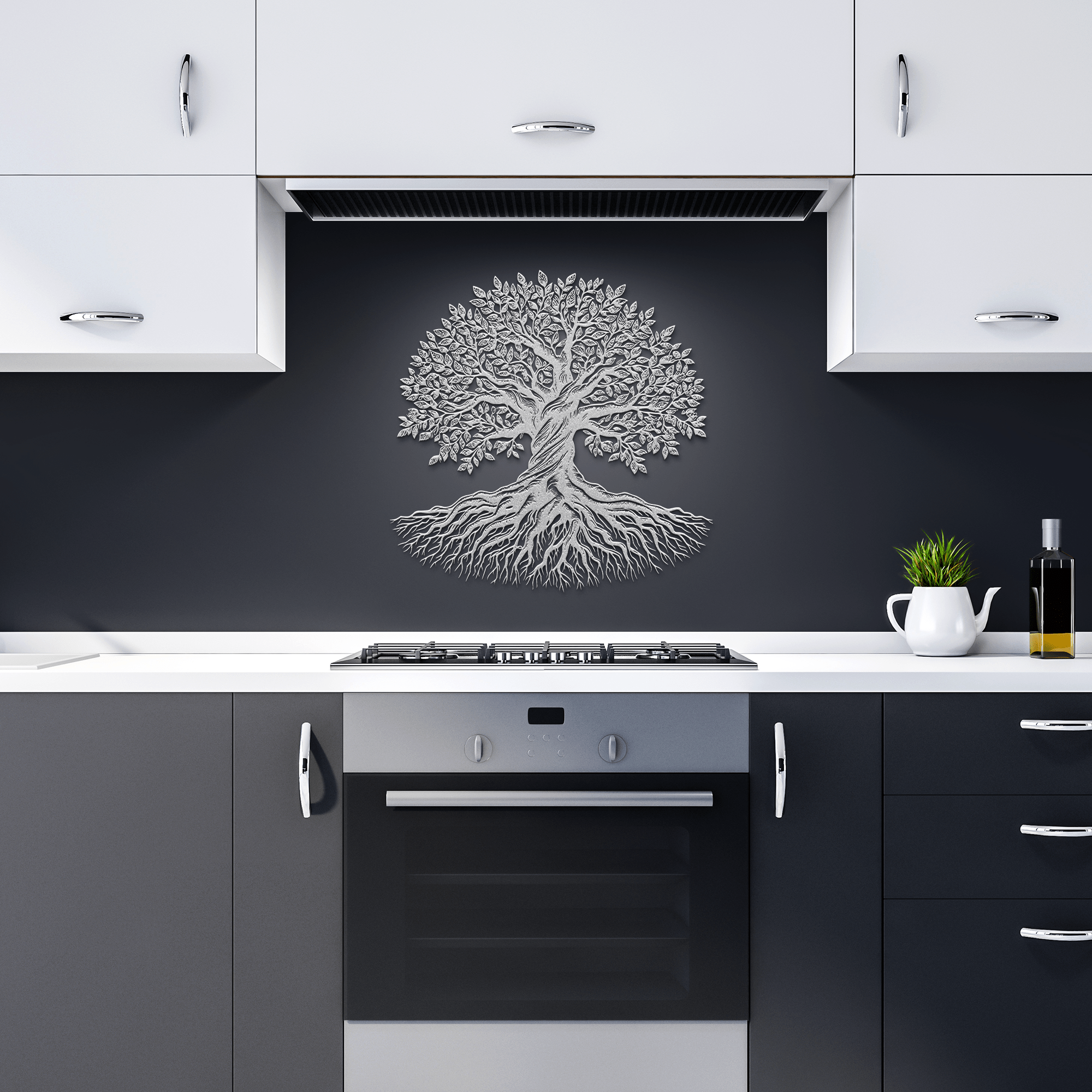 Connected Tree of Life Metal Sign - Cool Metal Signs