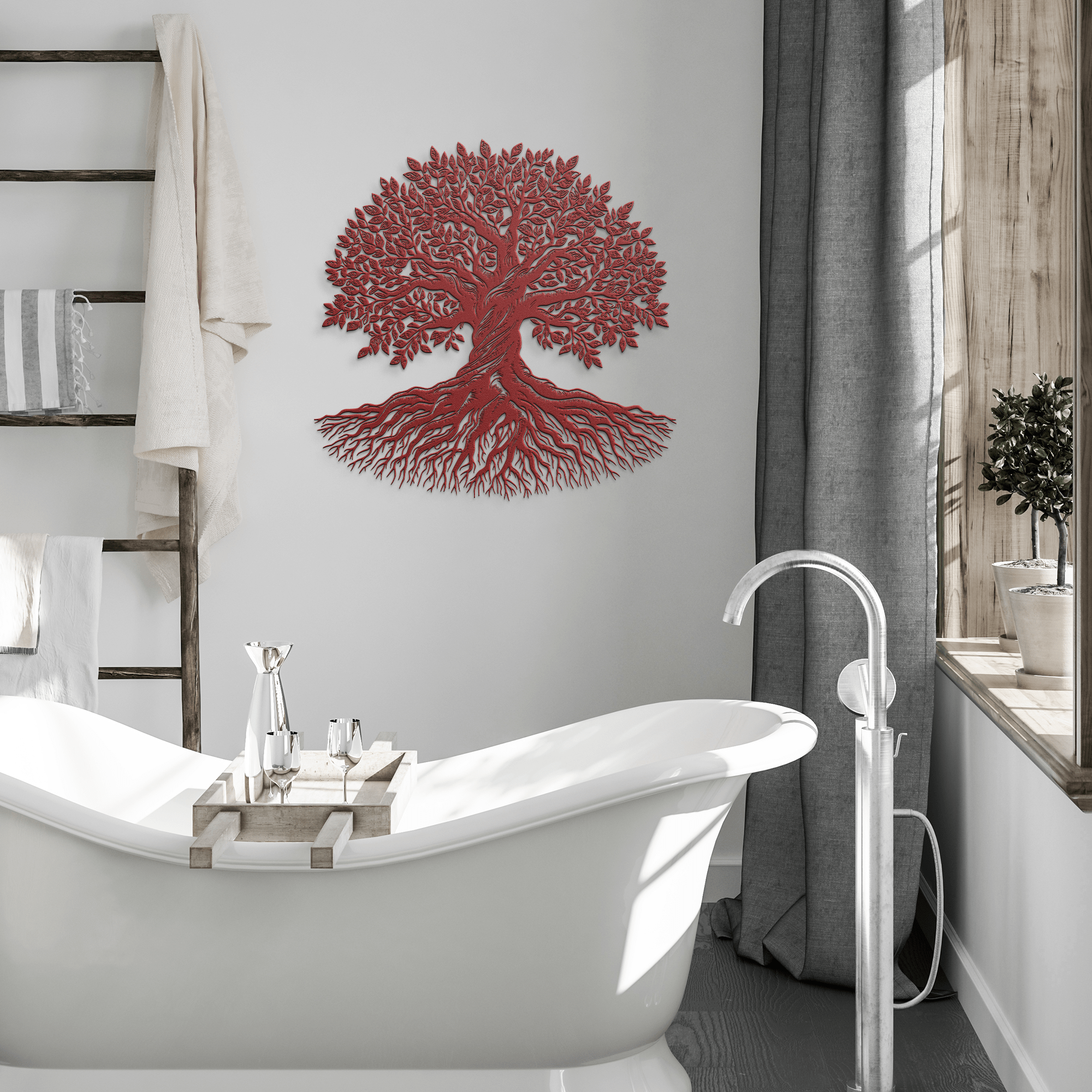 Connected Tree of Life Metal Sign - Cool Metal Signs