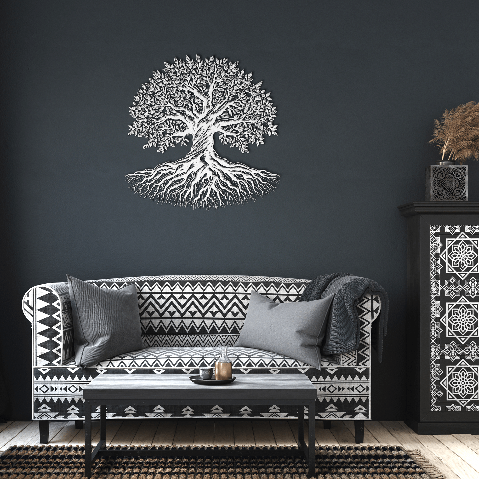 Connected Tree of Life Metal Sign - Cool Metal Signs