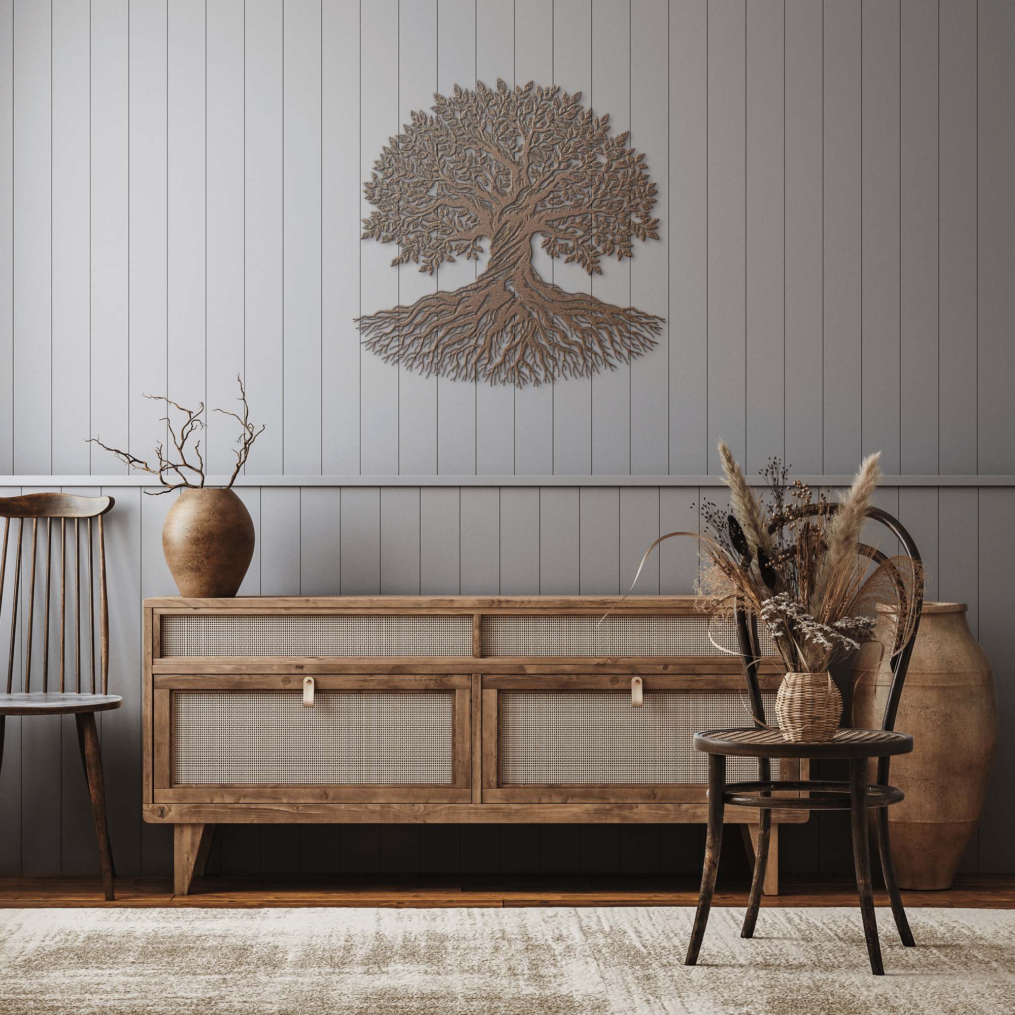 Connected Tree of Life Metal Sign - Cool Metal Signs