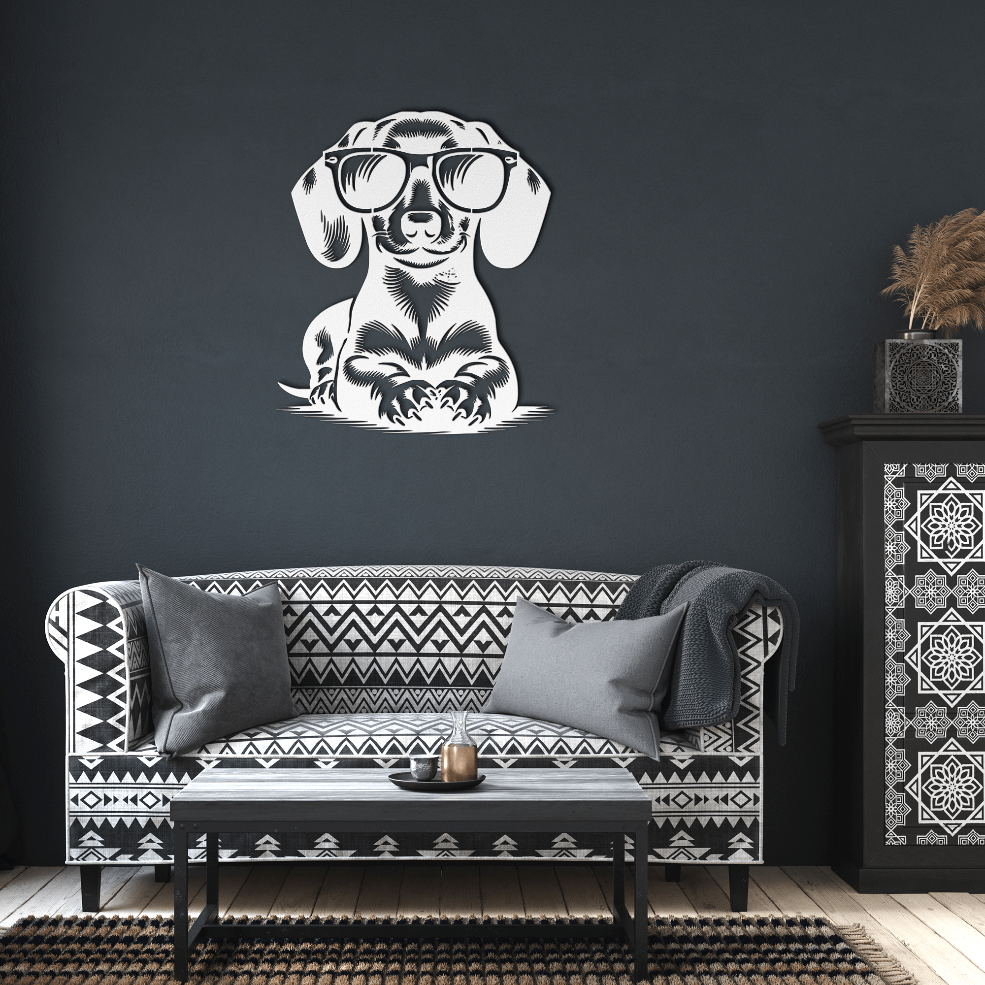 Cool Dachshund Metal Sign - Cool Metal Signs