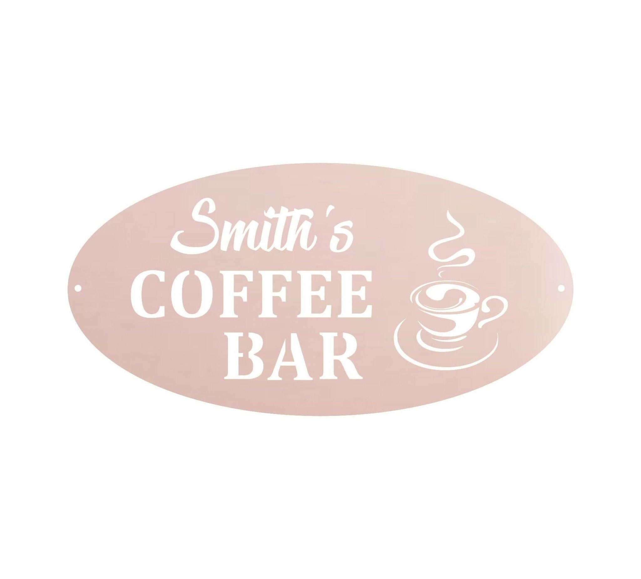 Custom Coffee Bar Sign - Cool Metal Signs