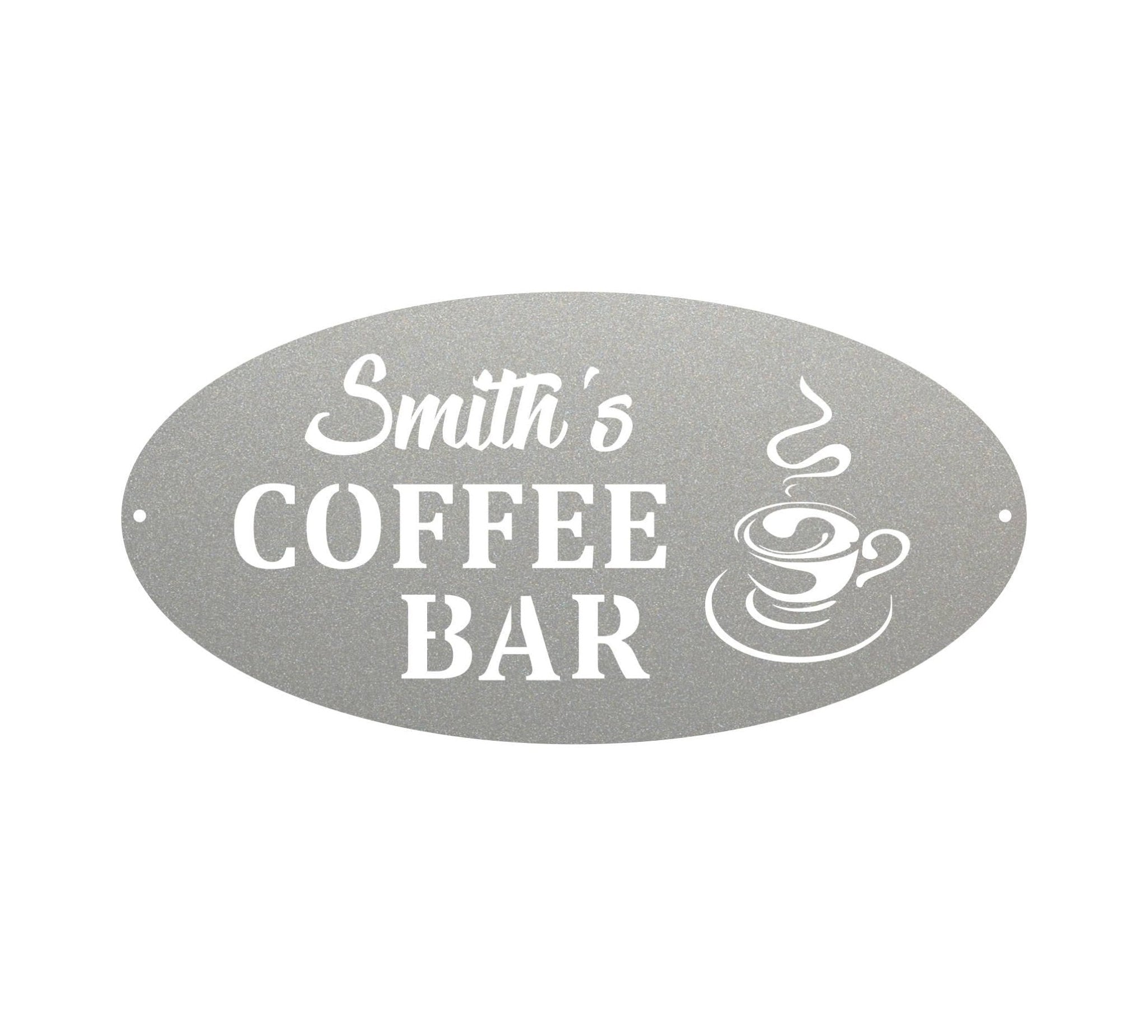 Custom Coffee Bar Sign - Cool Metal Signs