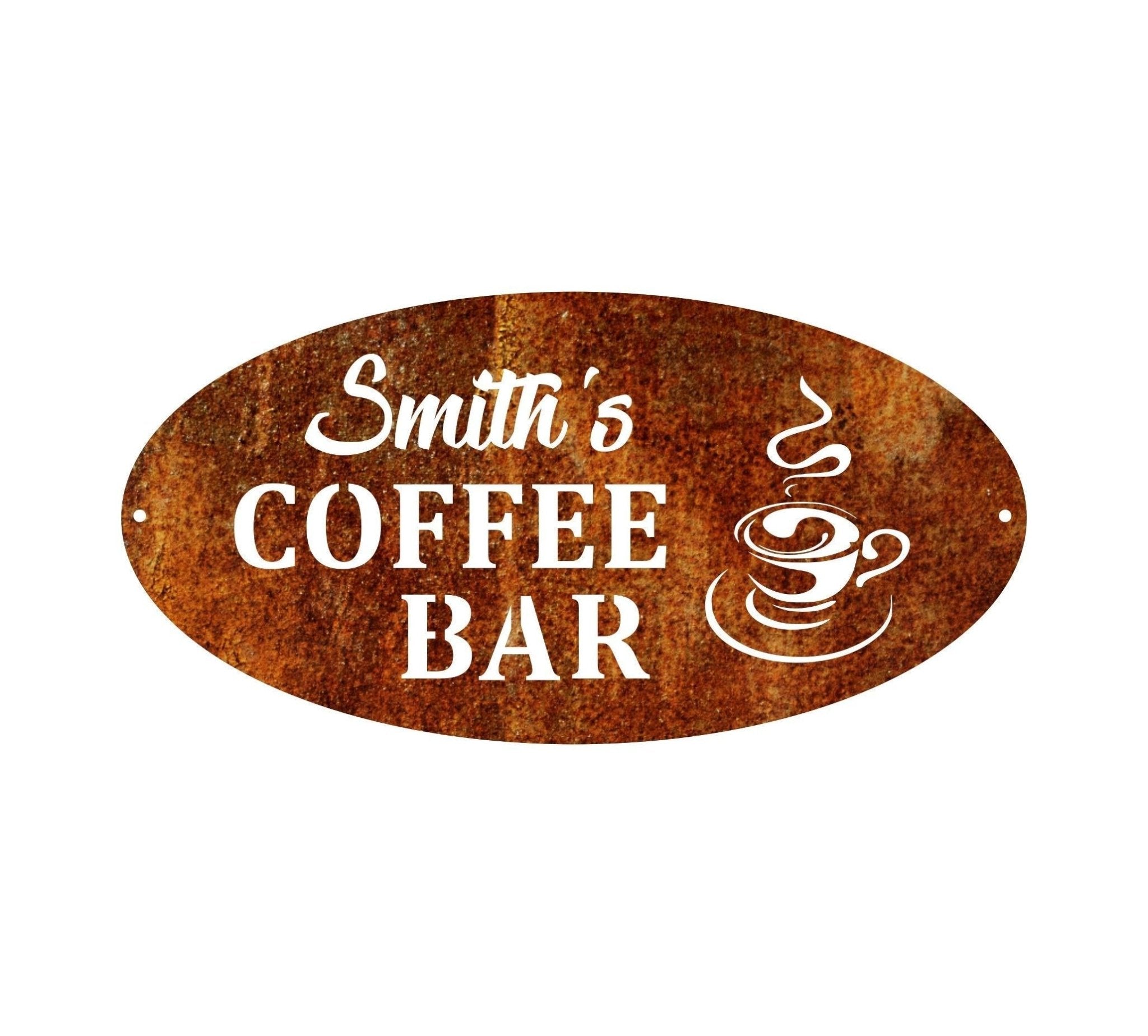 Custom Coffee Bar Sign - Cool Metal Signs