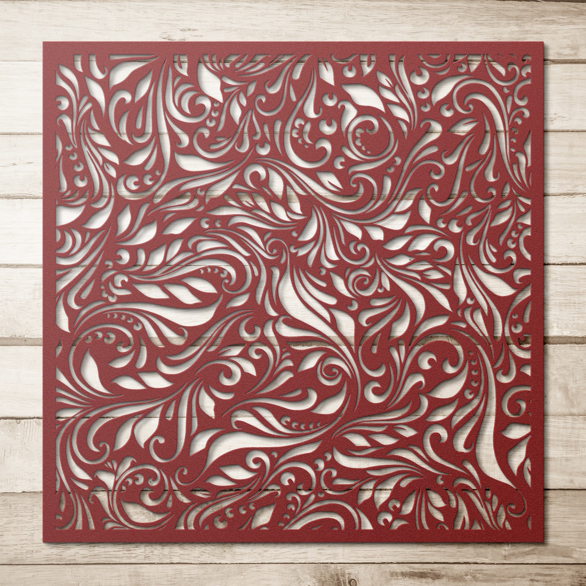 Damask Metal Art - Cool Metal Signs