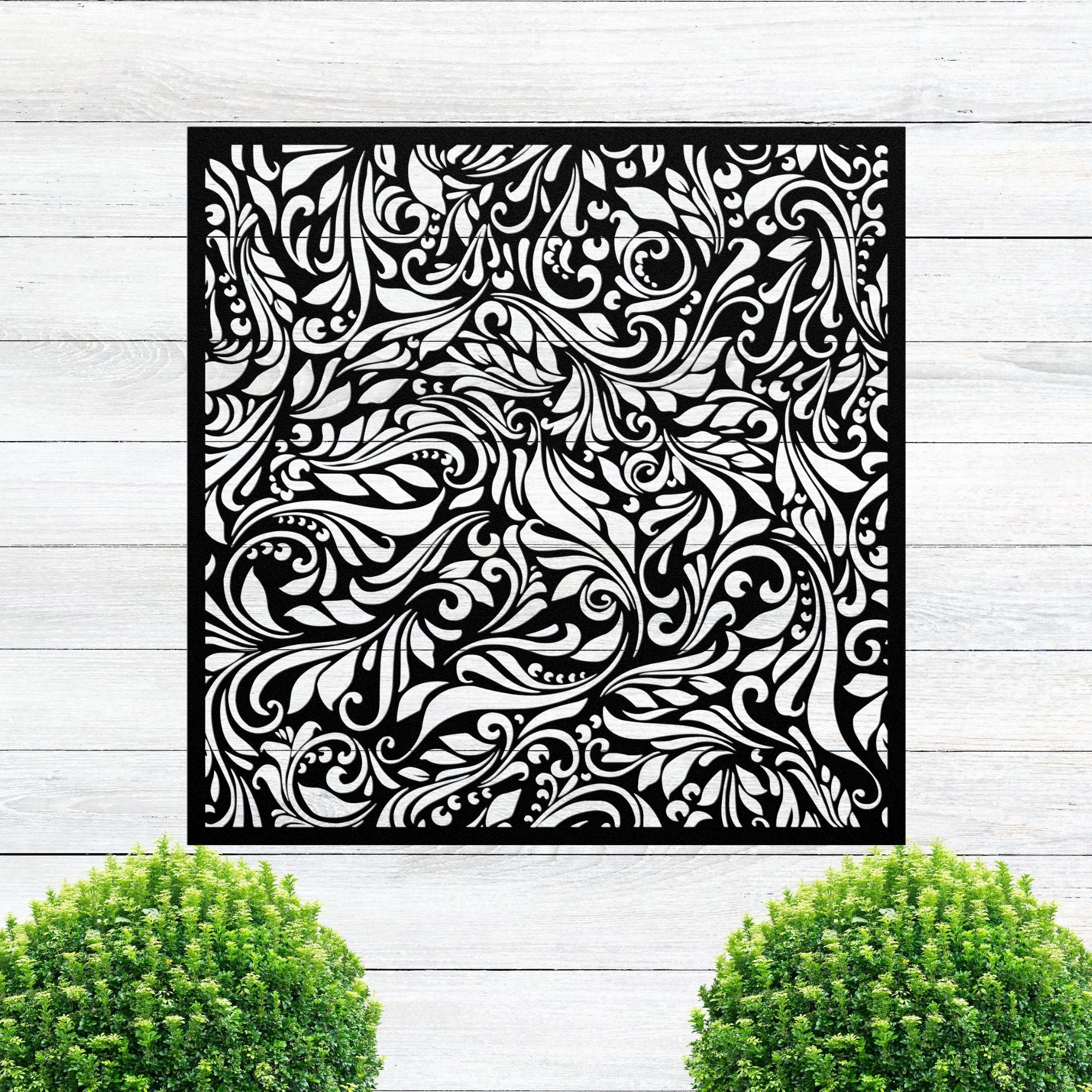 Damask Metal Art - Cool Metal Signs