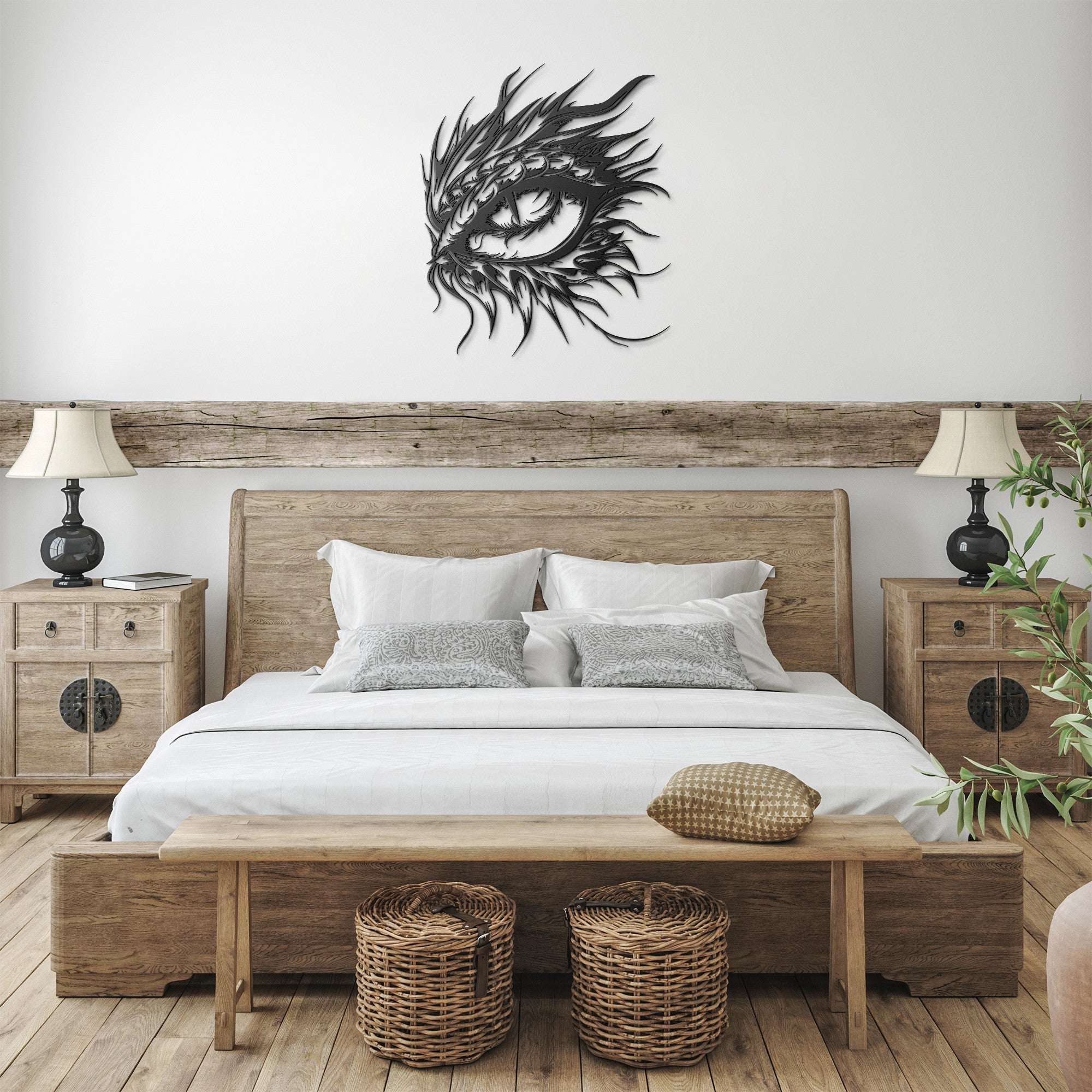 Dragon Eye Metal Sign - Cool Metal Signs