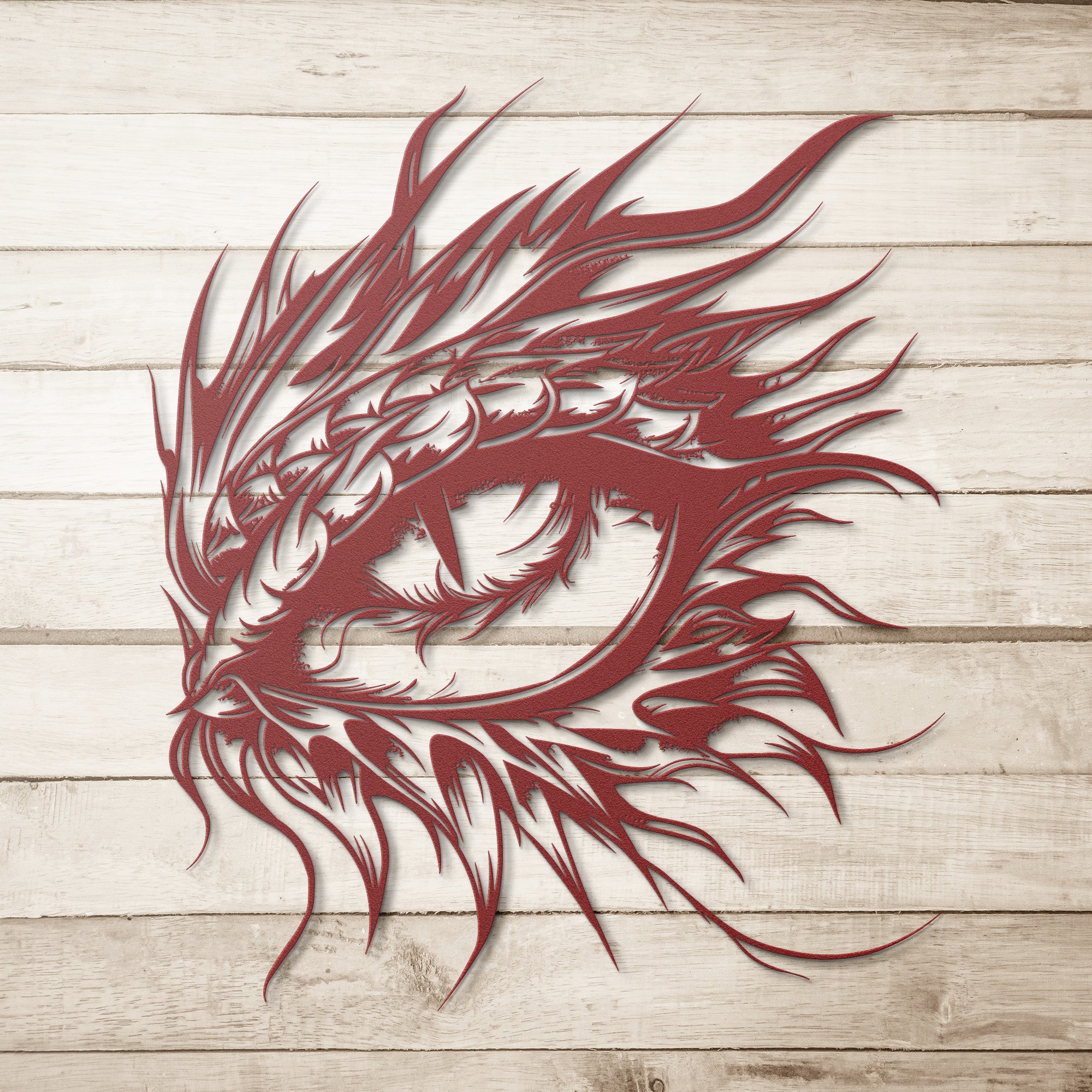 Dragon Eye Metal Sign - Cool Metal Signs