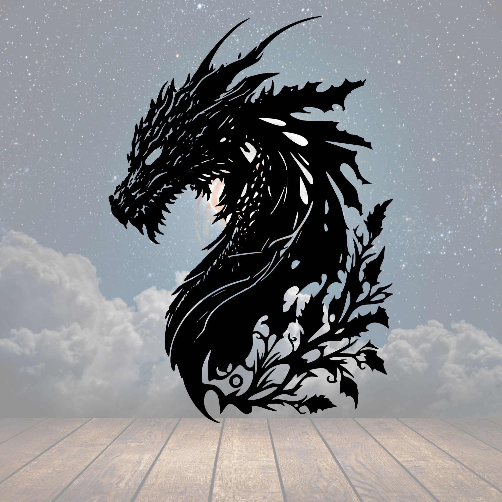 Dragon Metal Sign - Cool Metal Signs