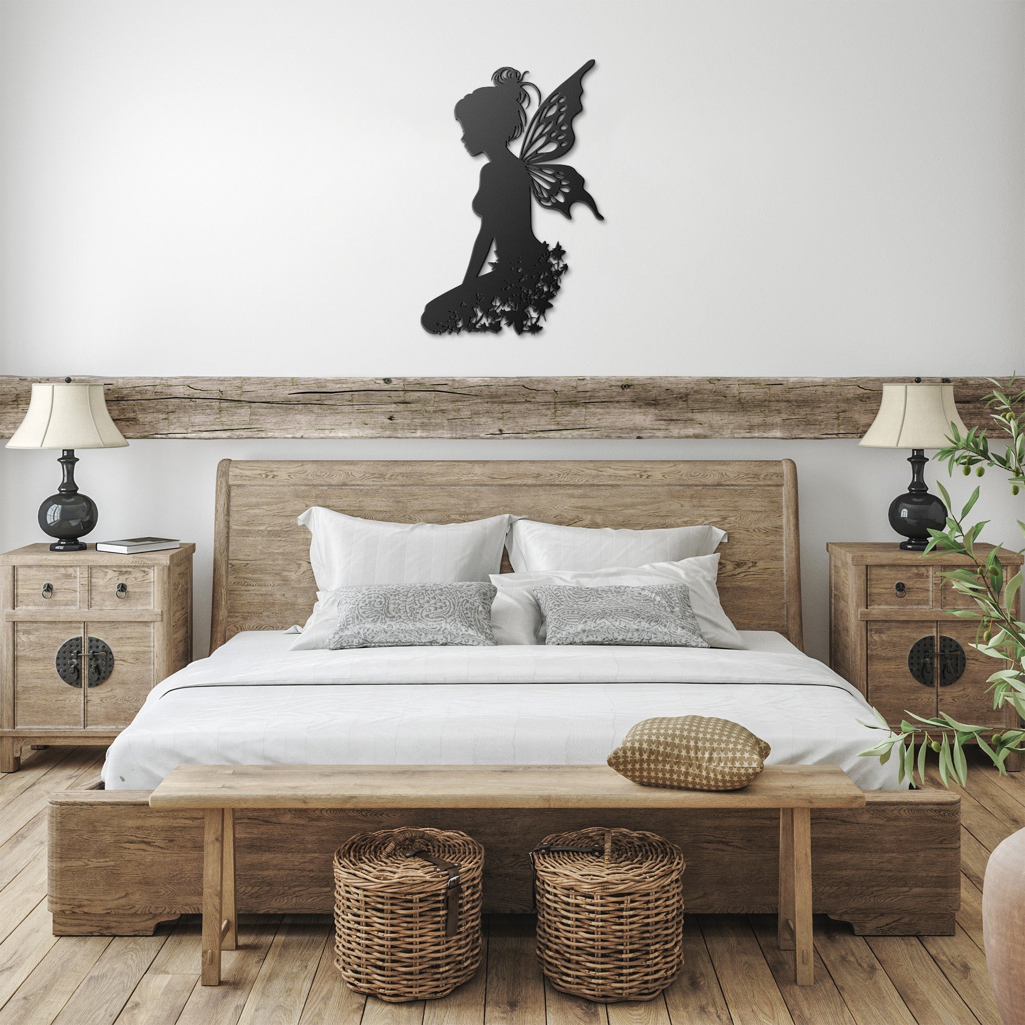 Floral Fairy Sign - Cool Metal Signs