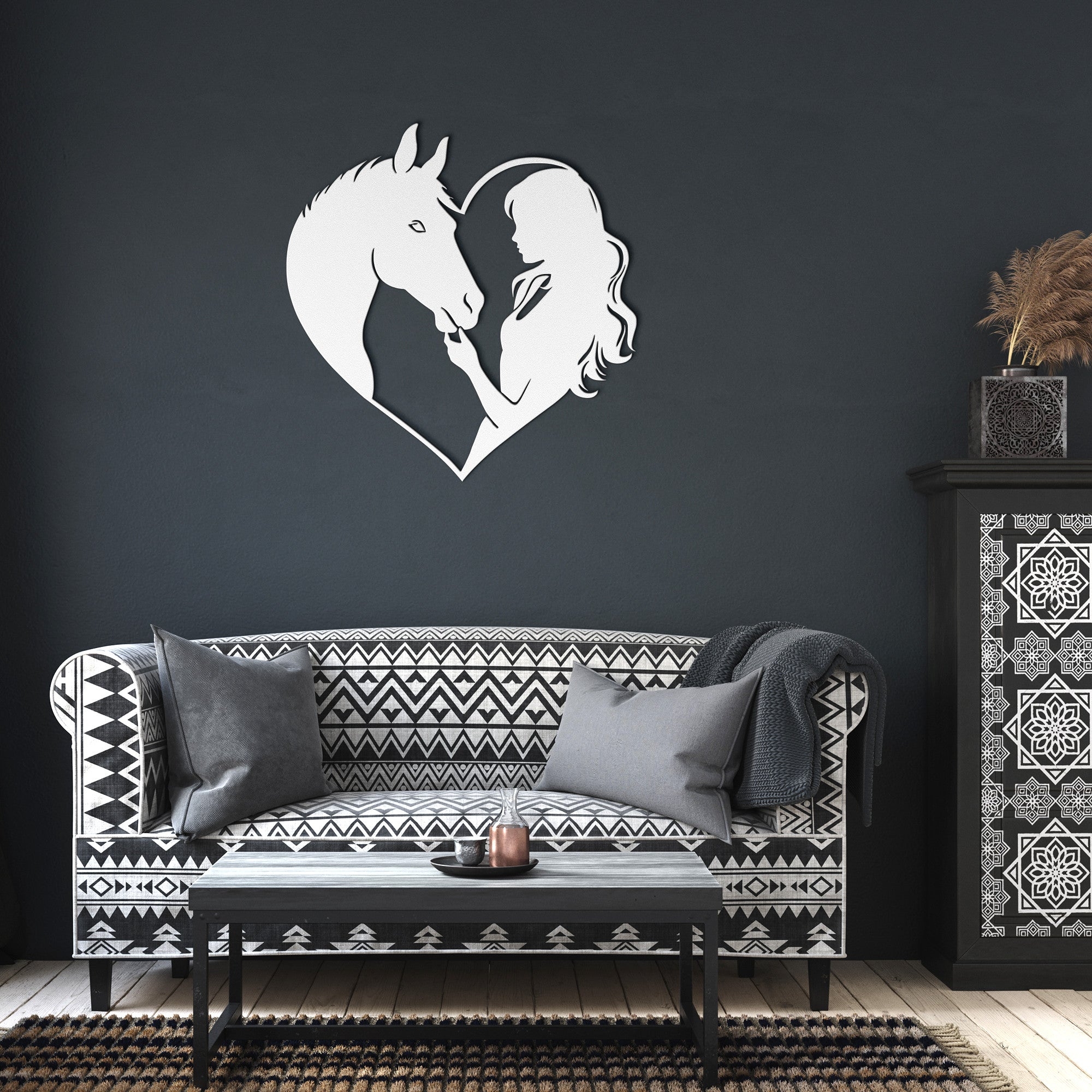 Horse Love Metal Sign - Cool Metal Signs