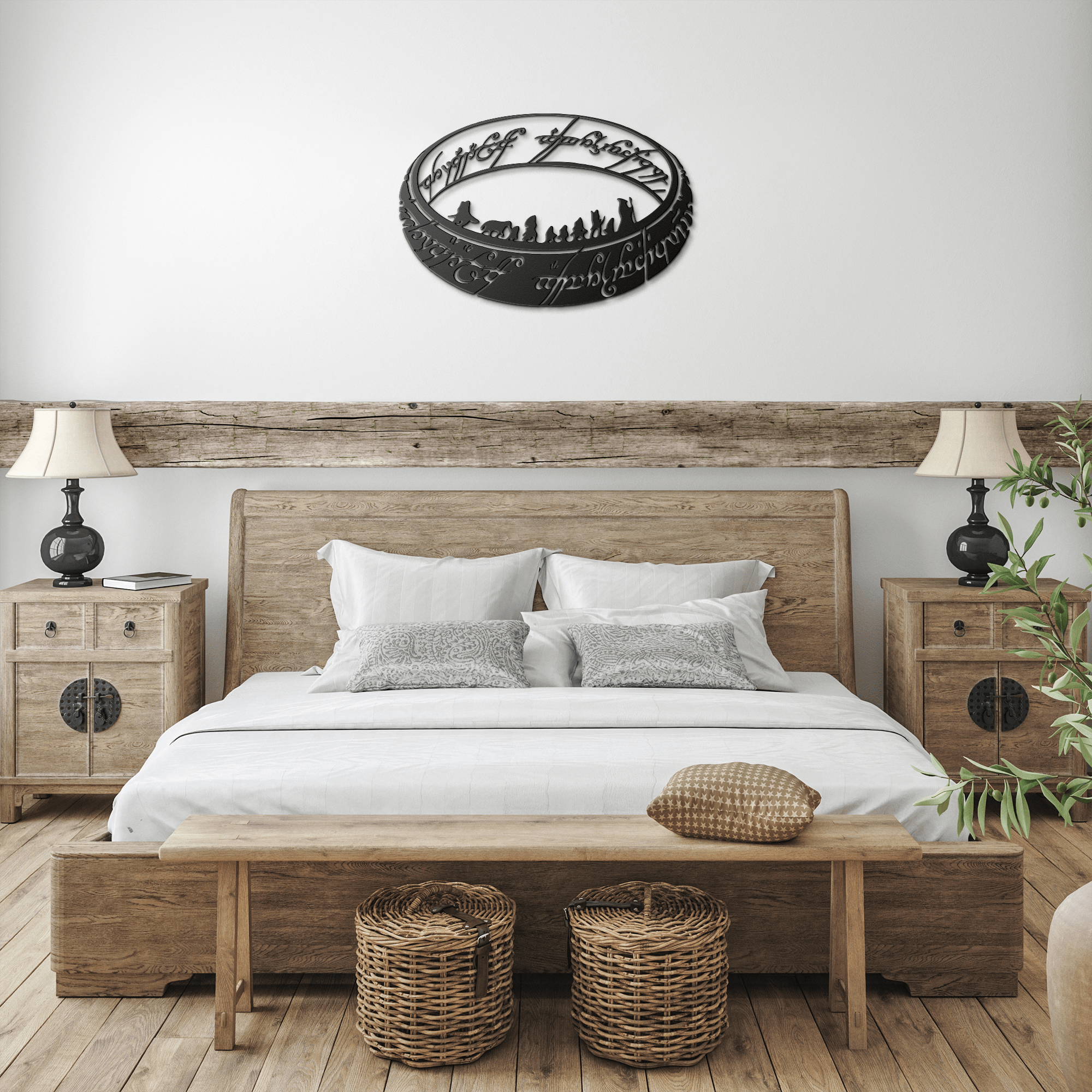 LOTR Ring Metal Sign - Cool Metal Signs