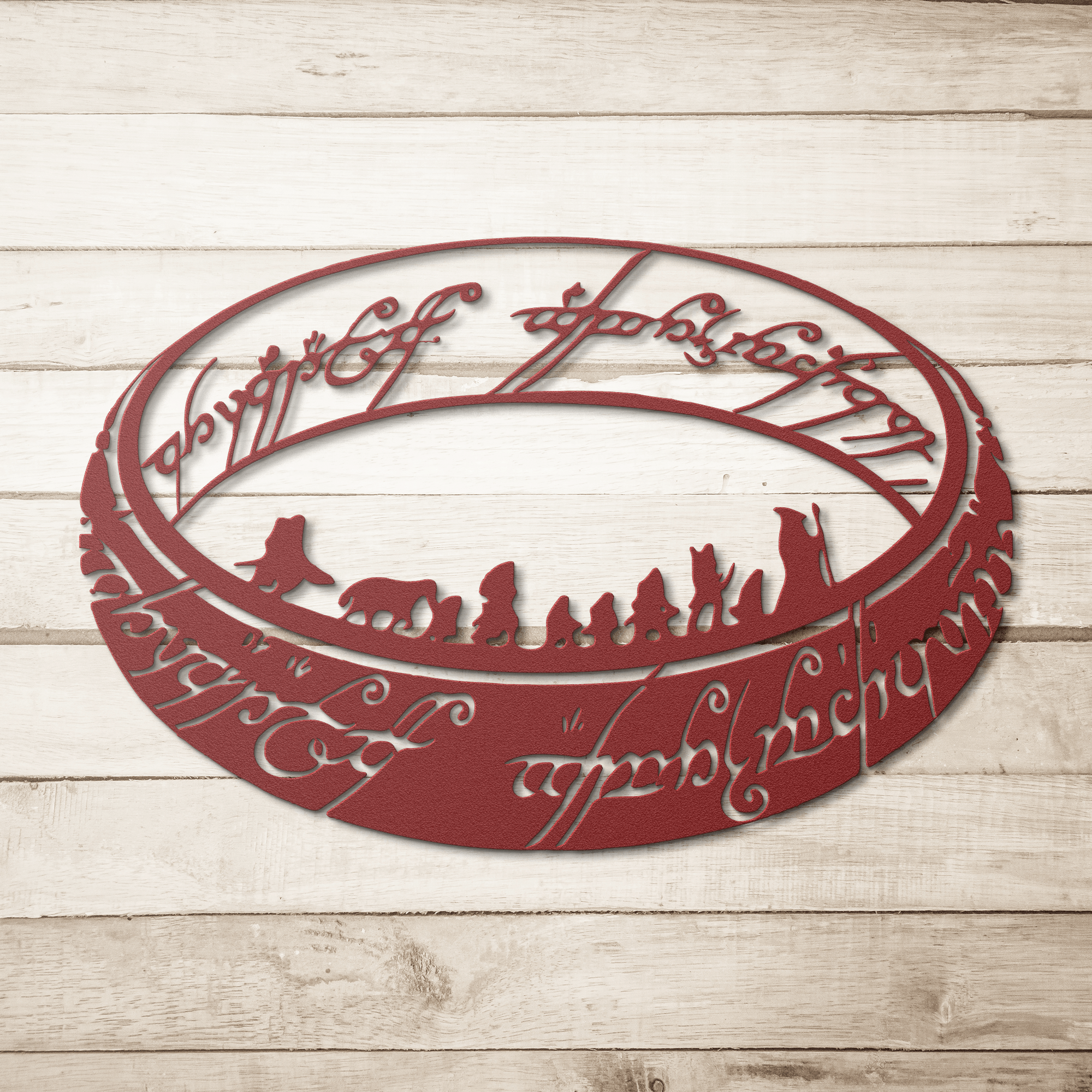 LOTR Ring Metal Sign - Cool Metal Signs