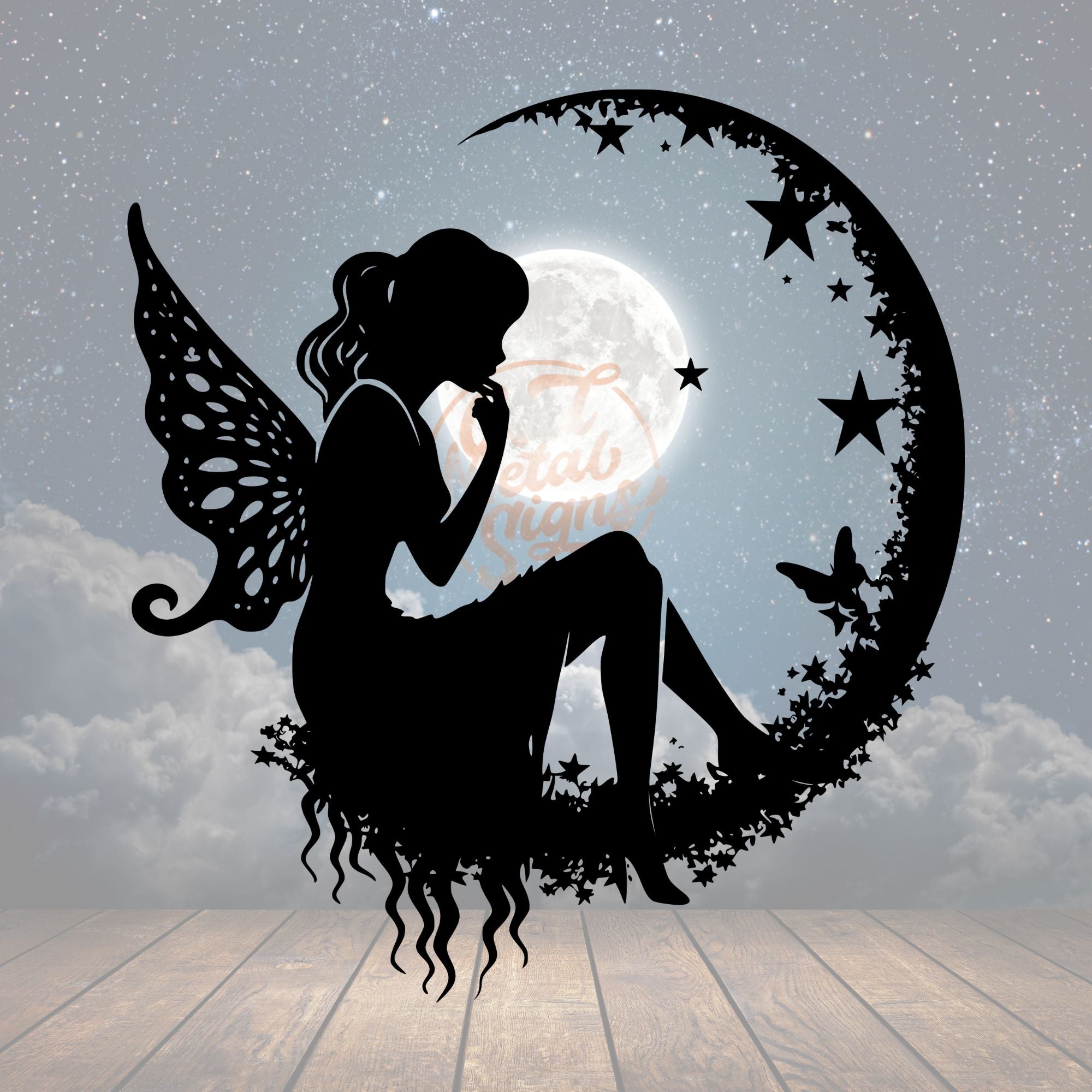 Lunar Fairy Sign - Cool Metal Signs