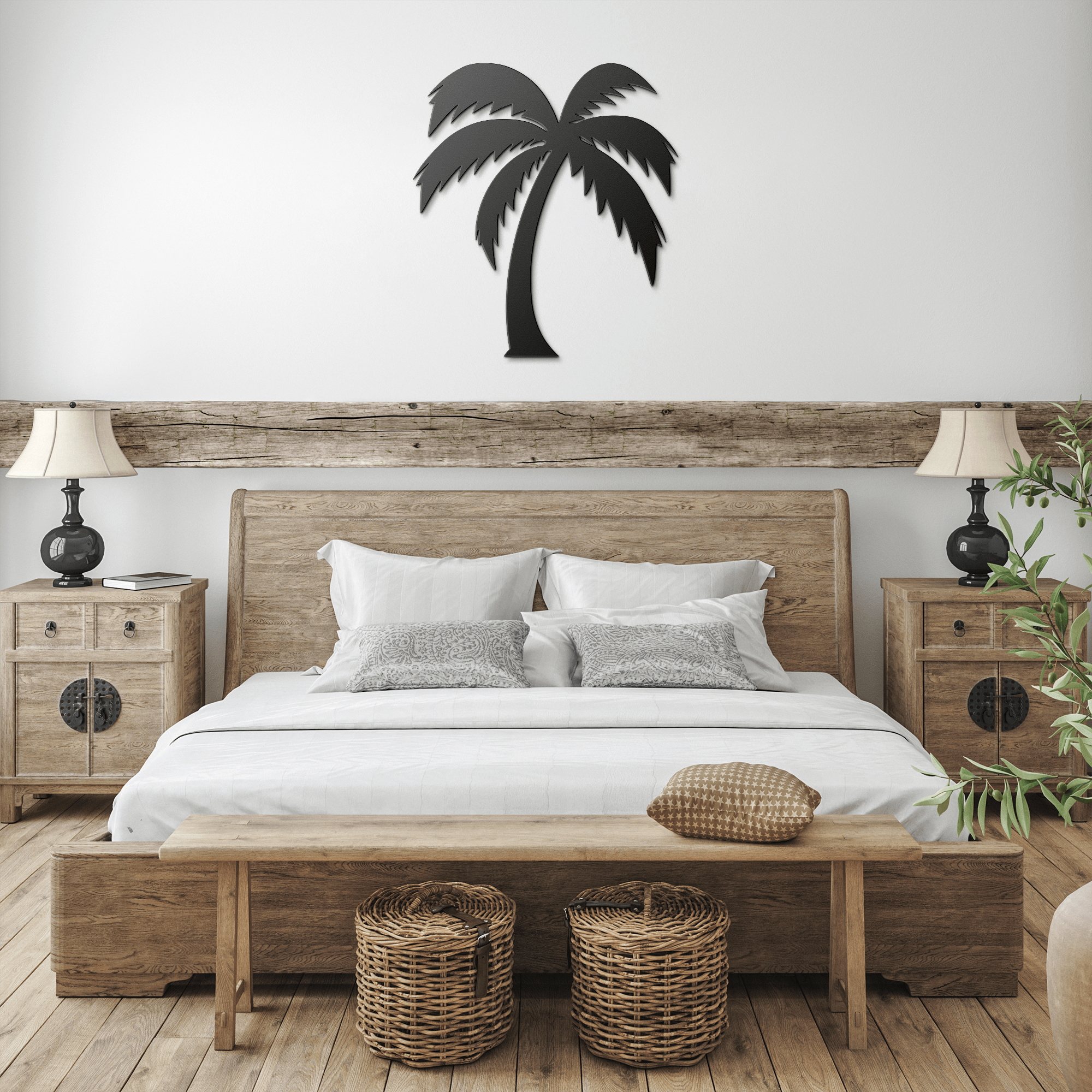 Palm Tree Metal Sign - Cool Metal Signs