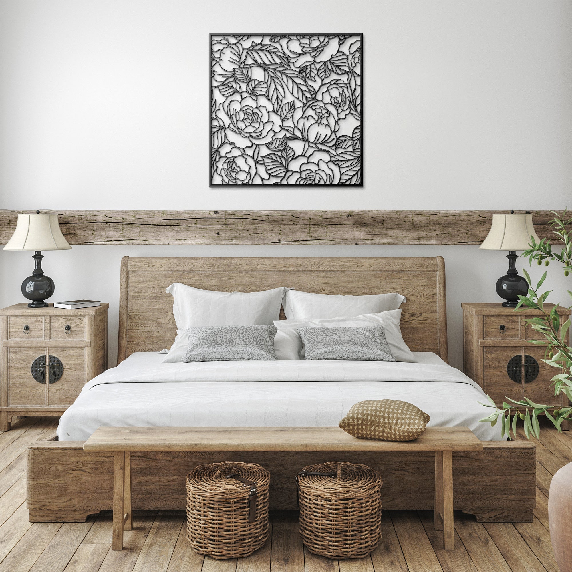 Peony Wall Art - Cool Metal Signs