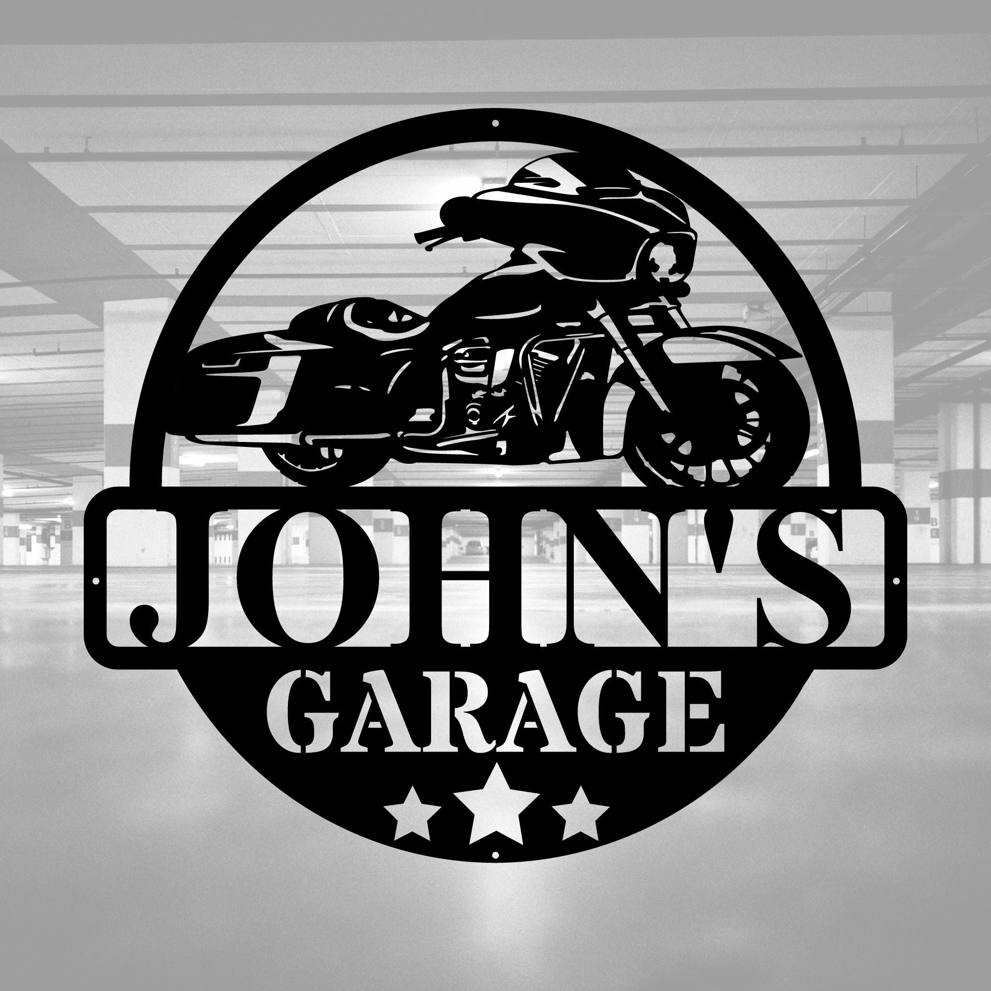 Personalized Garage Sign - Cool Metal Signs