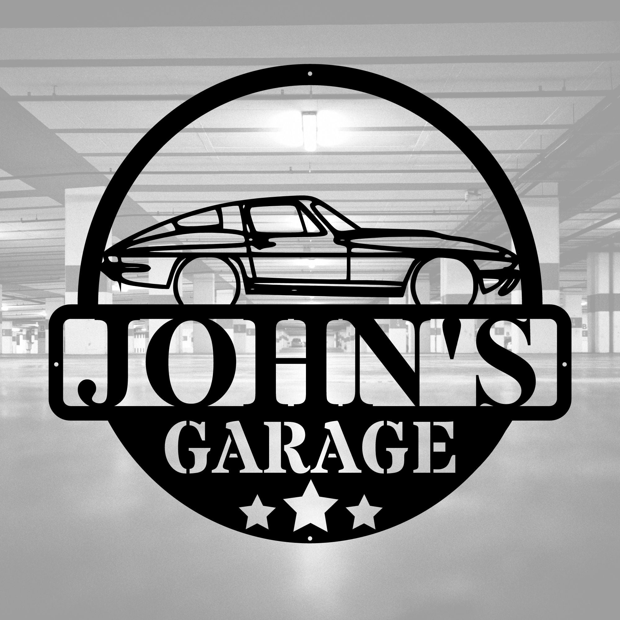 Personalized Garage Sign - Cool Metal Signs