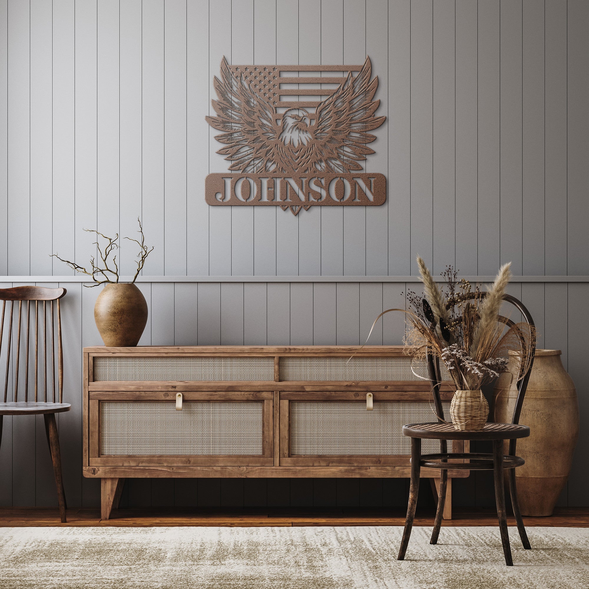 Personalized Liberty Eagle - Cool Metal Signs