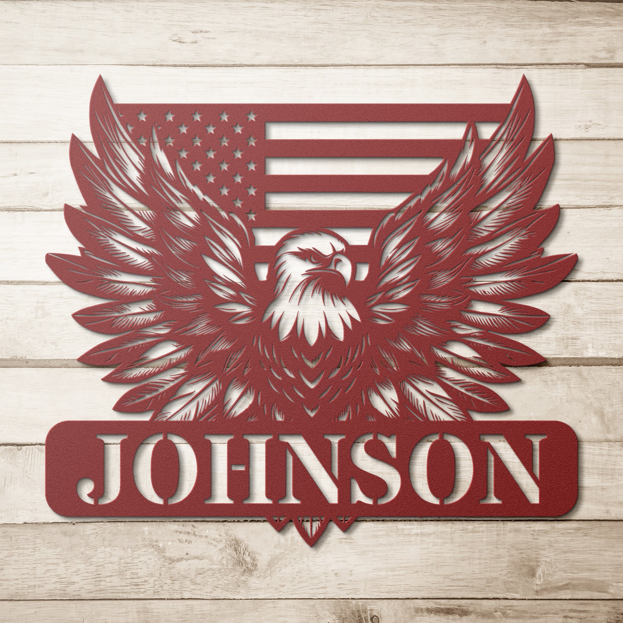 Personalized Liberty Eagle - Cool Metal Signs