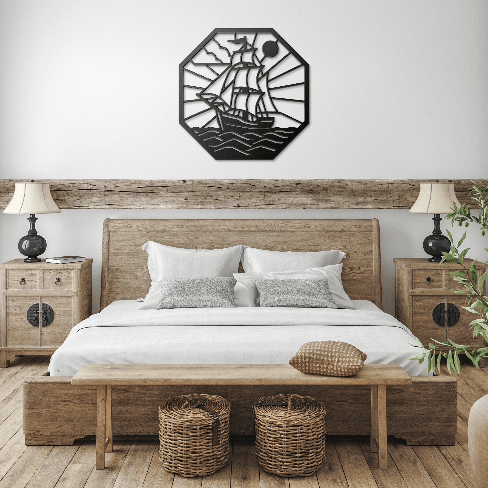 Pirate Ship Metal Sign - Cool Metal Signs