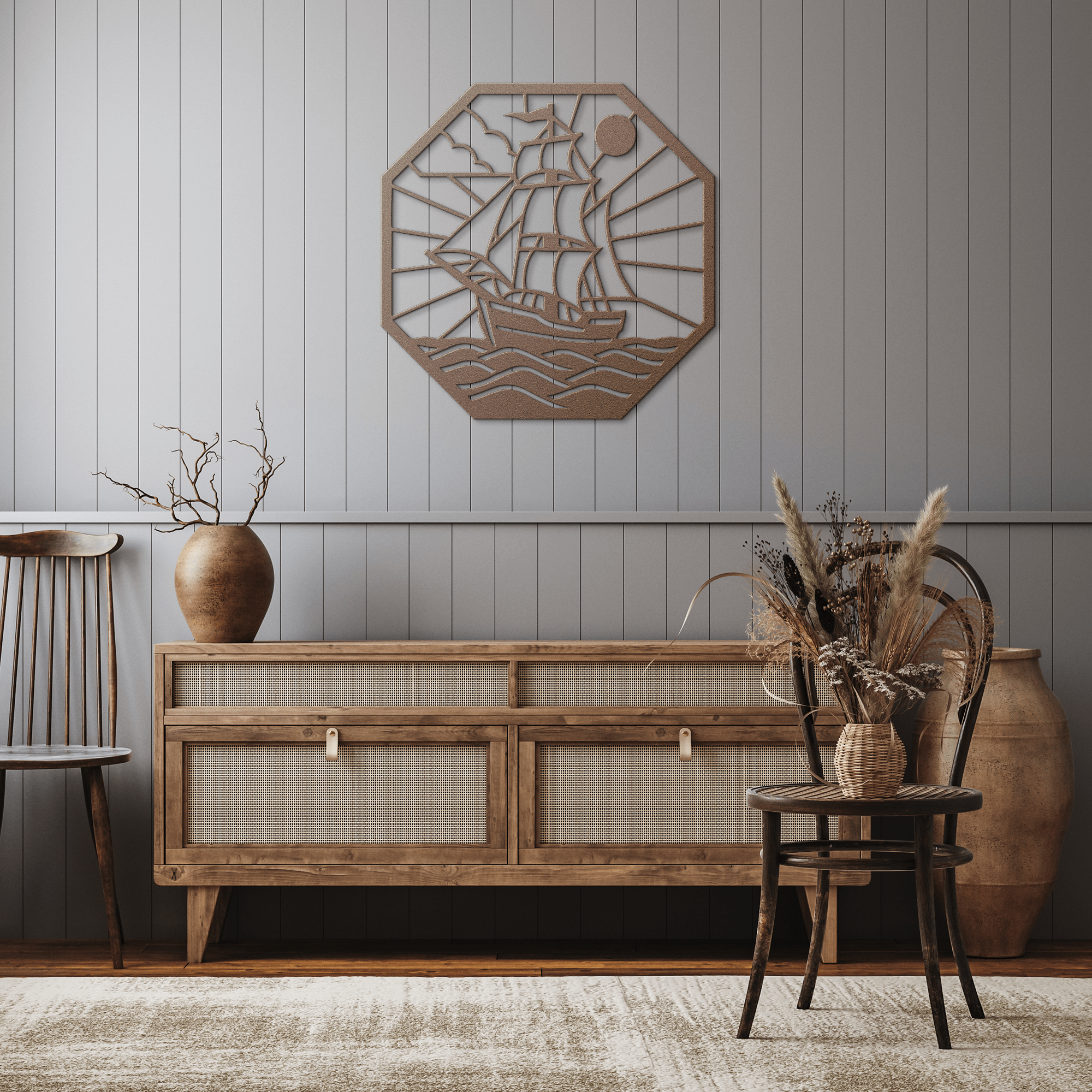 Pirate Ship Metal Sign - Cool Metal Signs