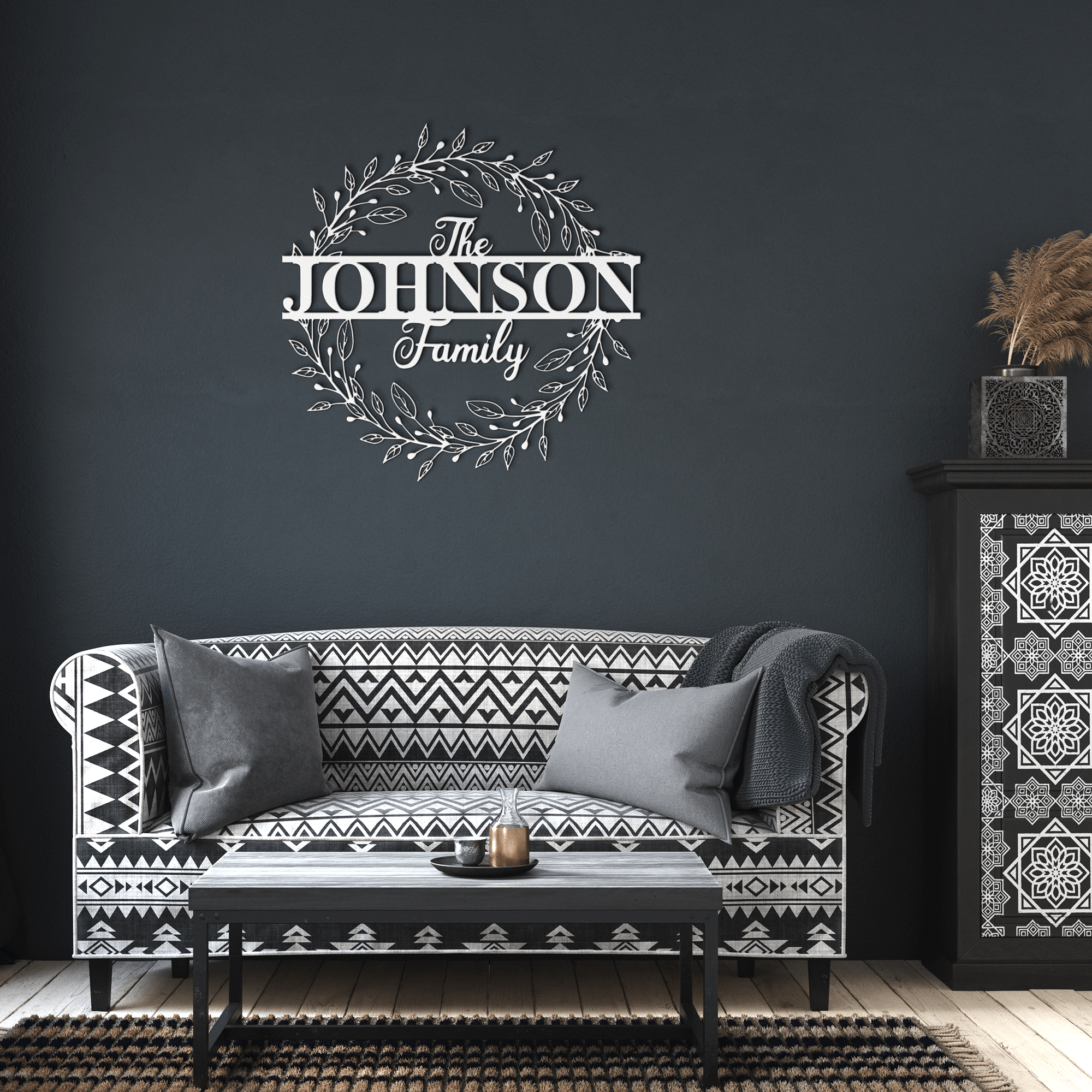 The Floral Family Metal Sign - Cool Metal Signs