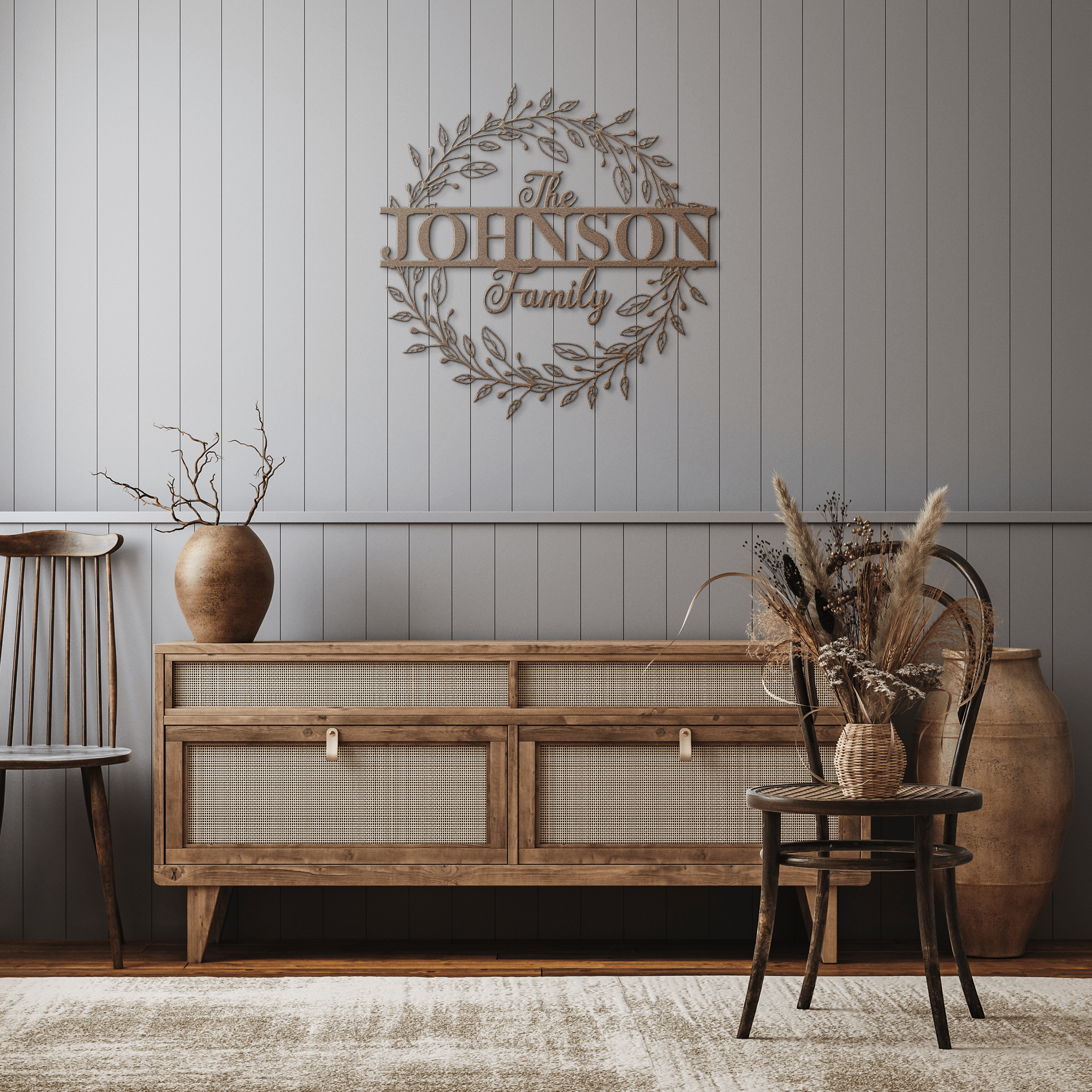 The Floral Family Metal Sign - Cool Metal Signs