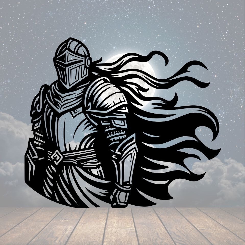 The Knight Metal Sign - Cool Metal Signs