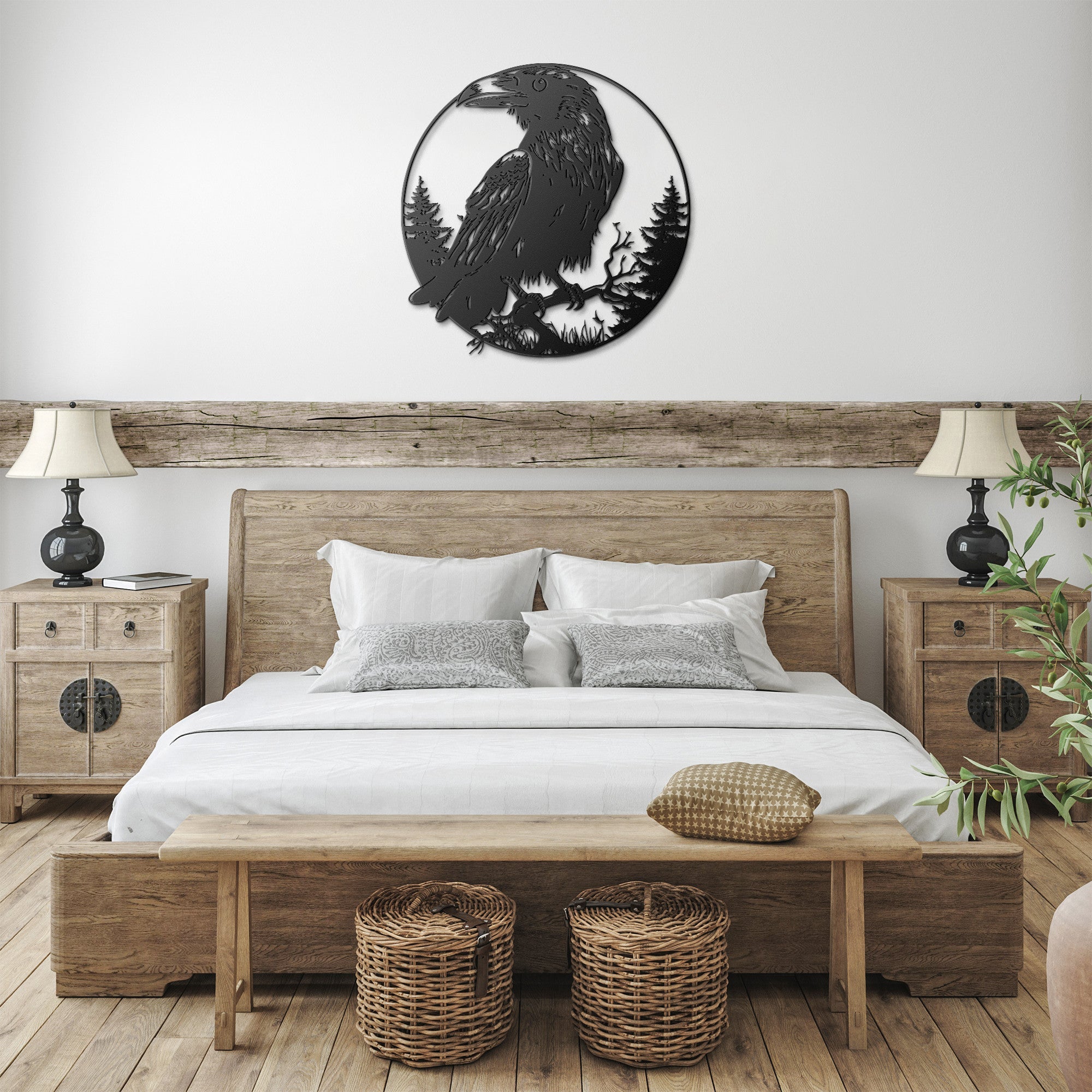 The Round Raven - Cool Metal Signs