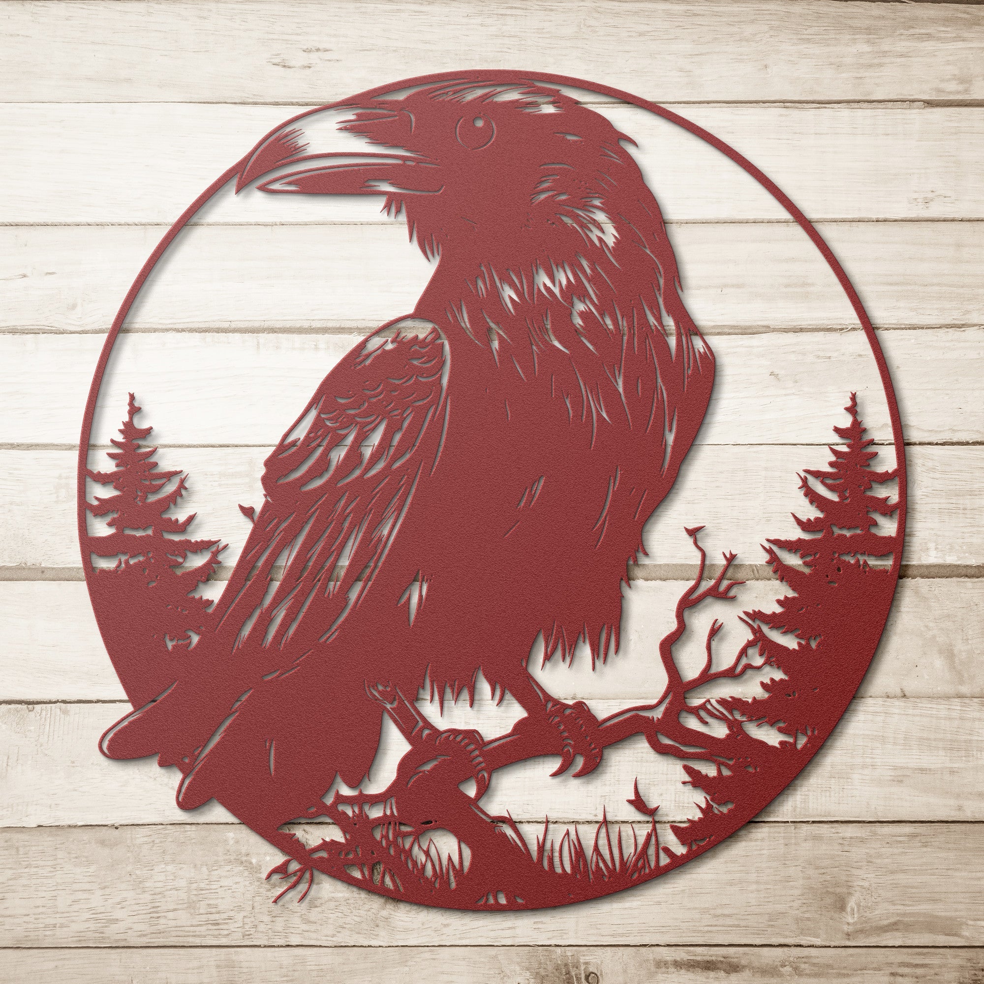 The Round Raven - Cool Metal Signs