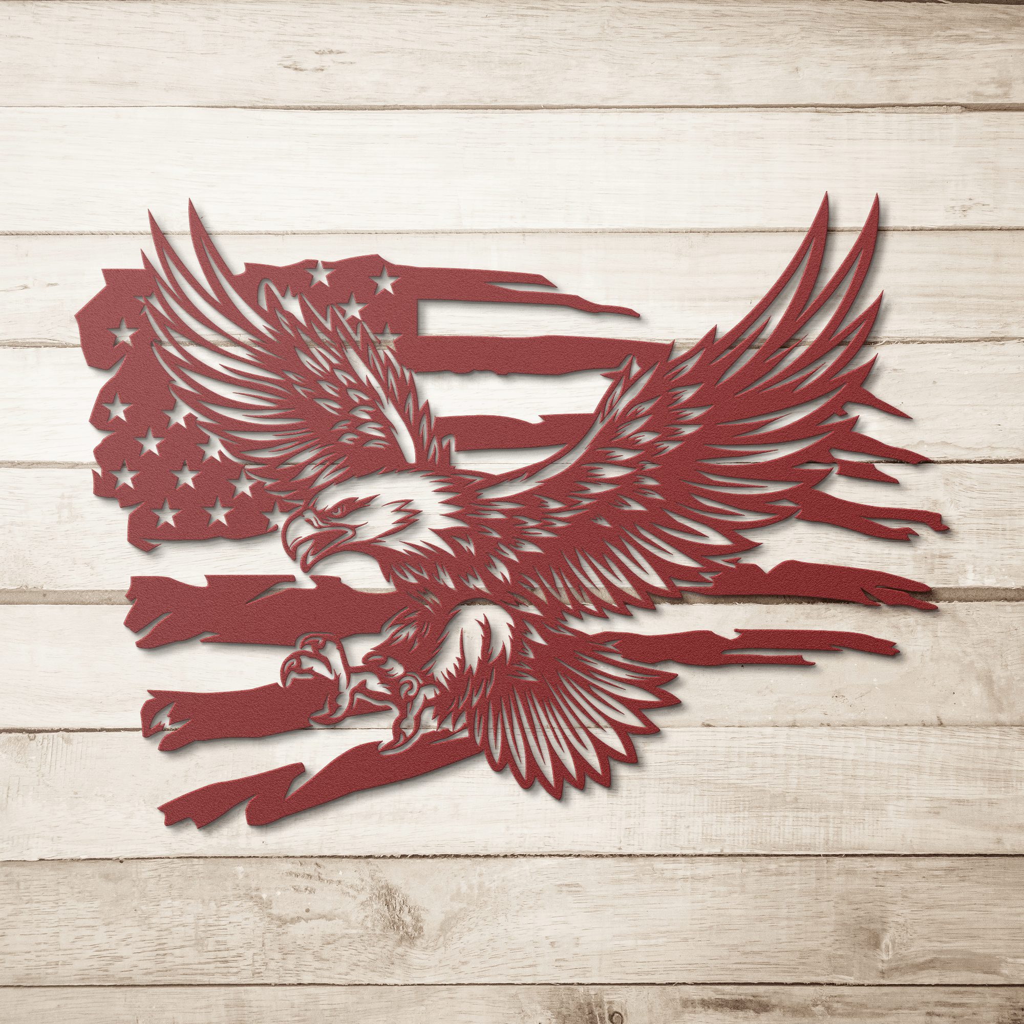 USA Eagle Metal Sign - Cool Metal Signs