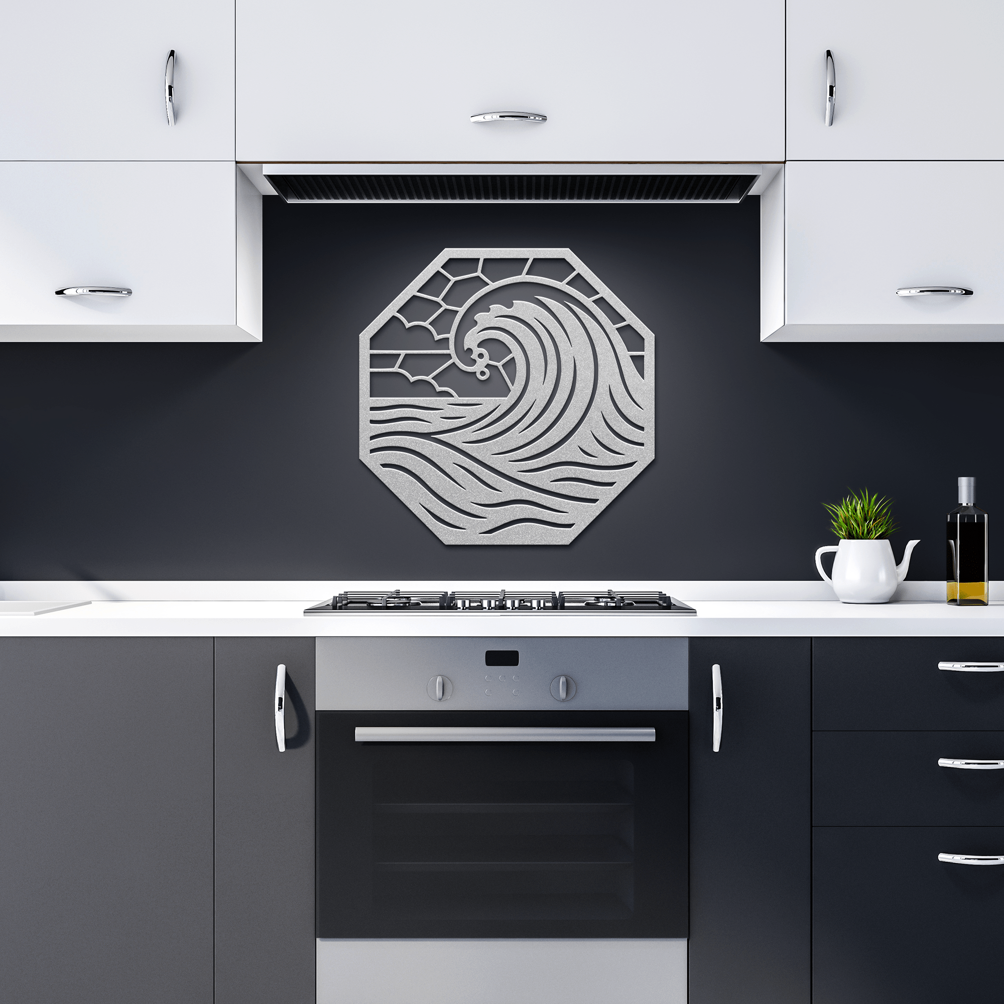 Wave Harmony Metal Sign - Cool Metal Signs