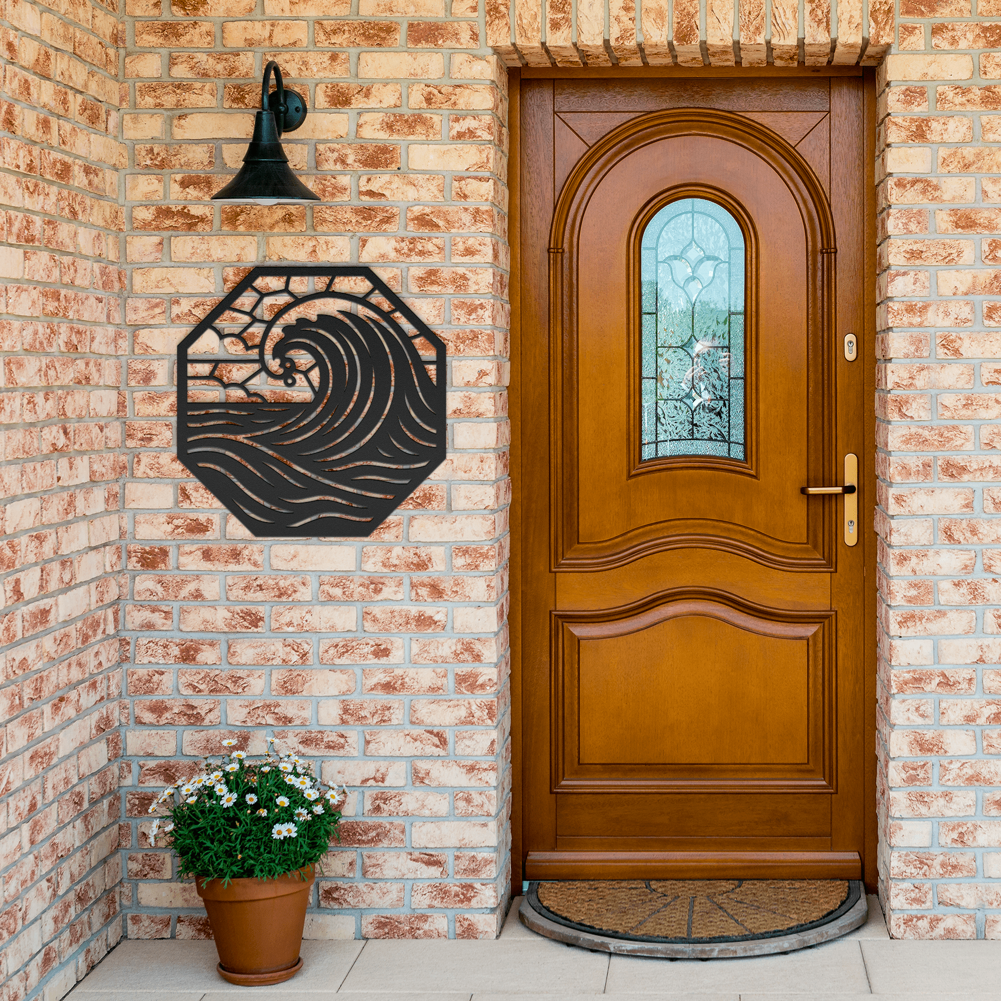 Wave Harmony Metal Sign - Cool Metal Signs