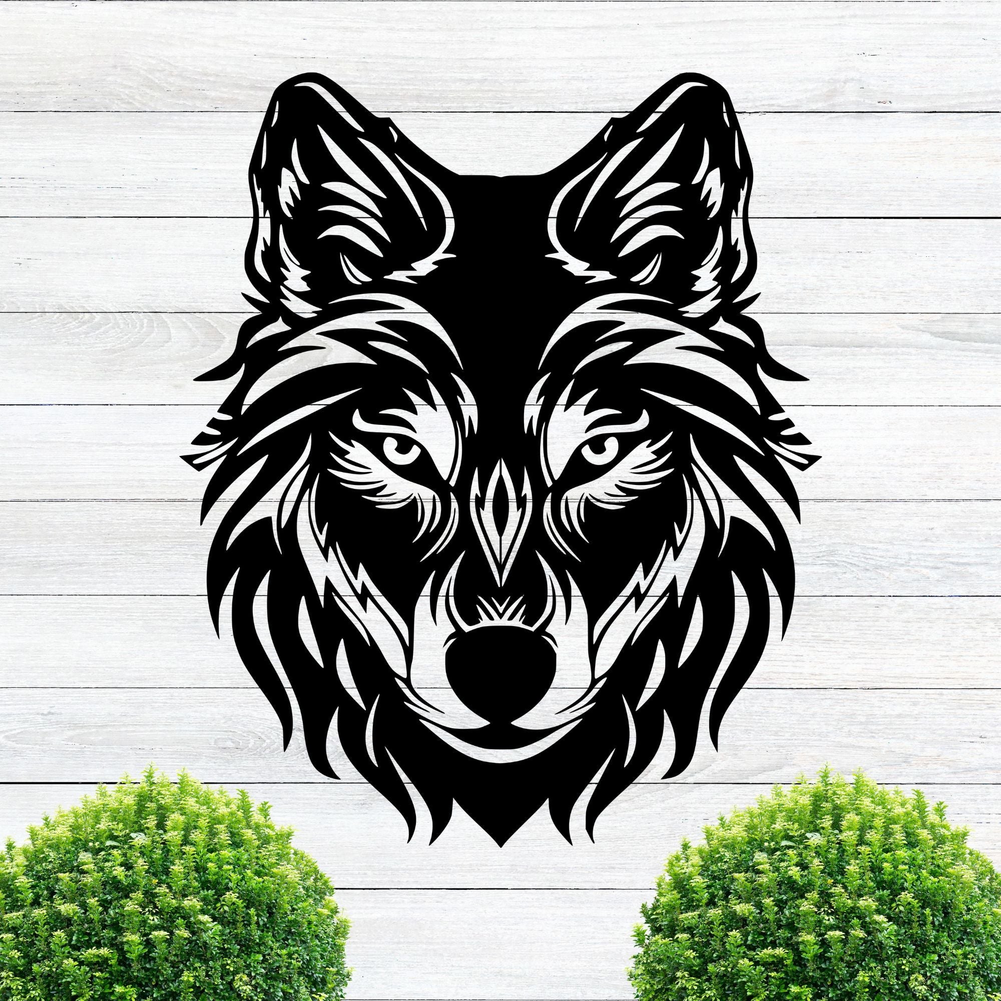 Wolf Metal Art - Cool Metal Signs