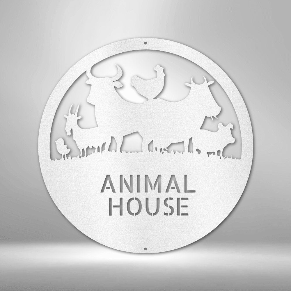 Animal House Monogram - Made in the USA - Cool Metal Signs