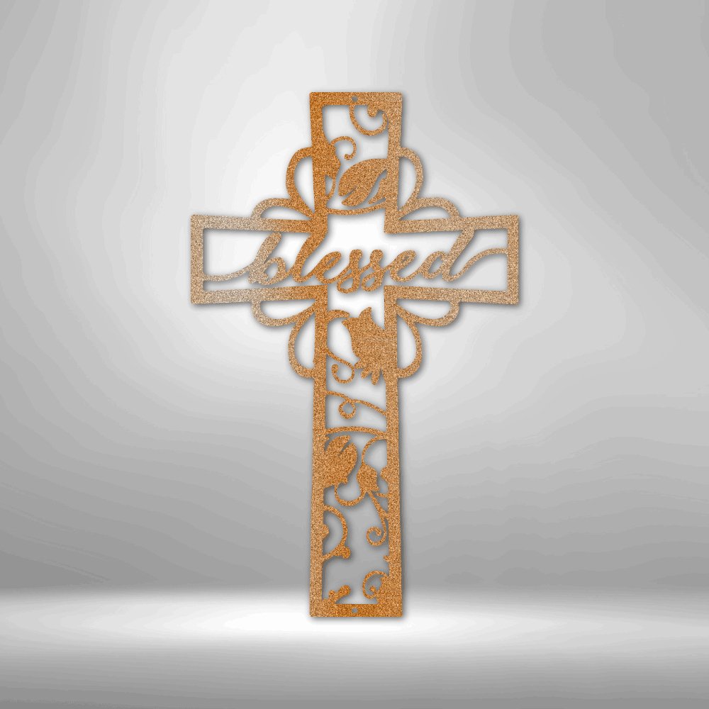 Blessed Cross - Steel Sign - Cool Metal Signs