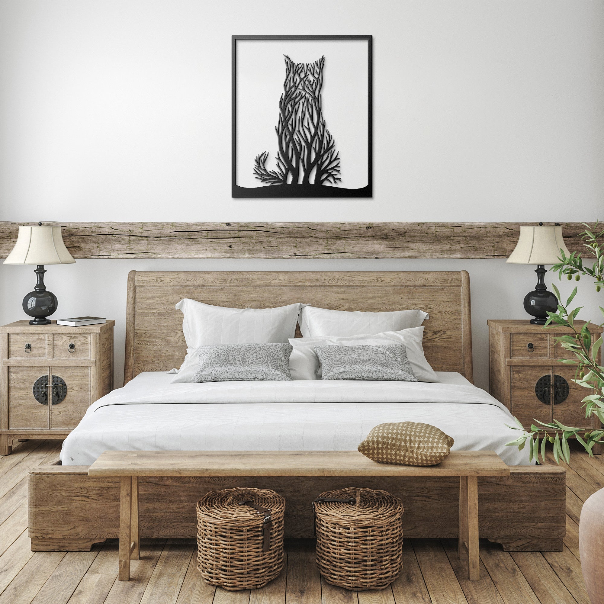 Cat Tree Art - Cool Metal Signs