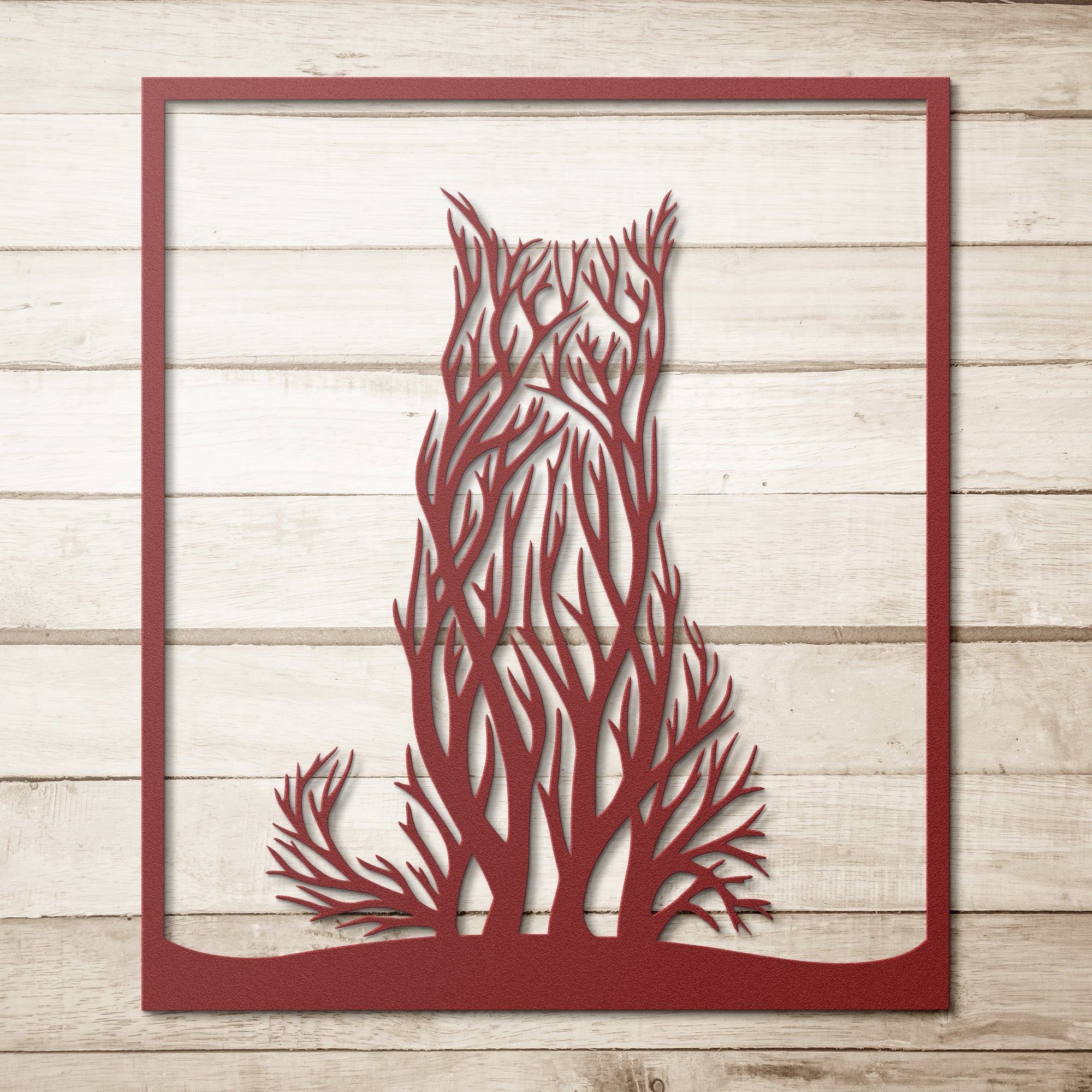 Cat Tree Art - Cool Metal Signs