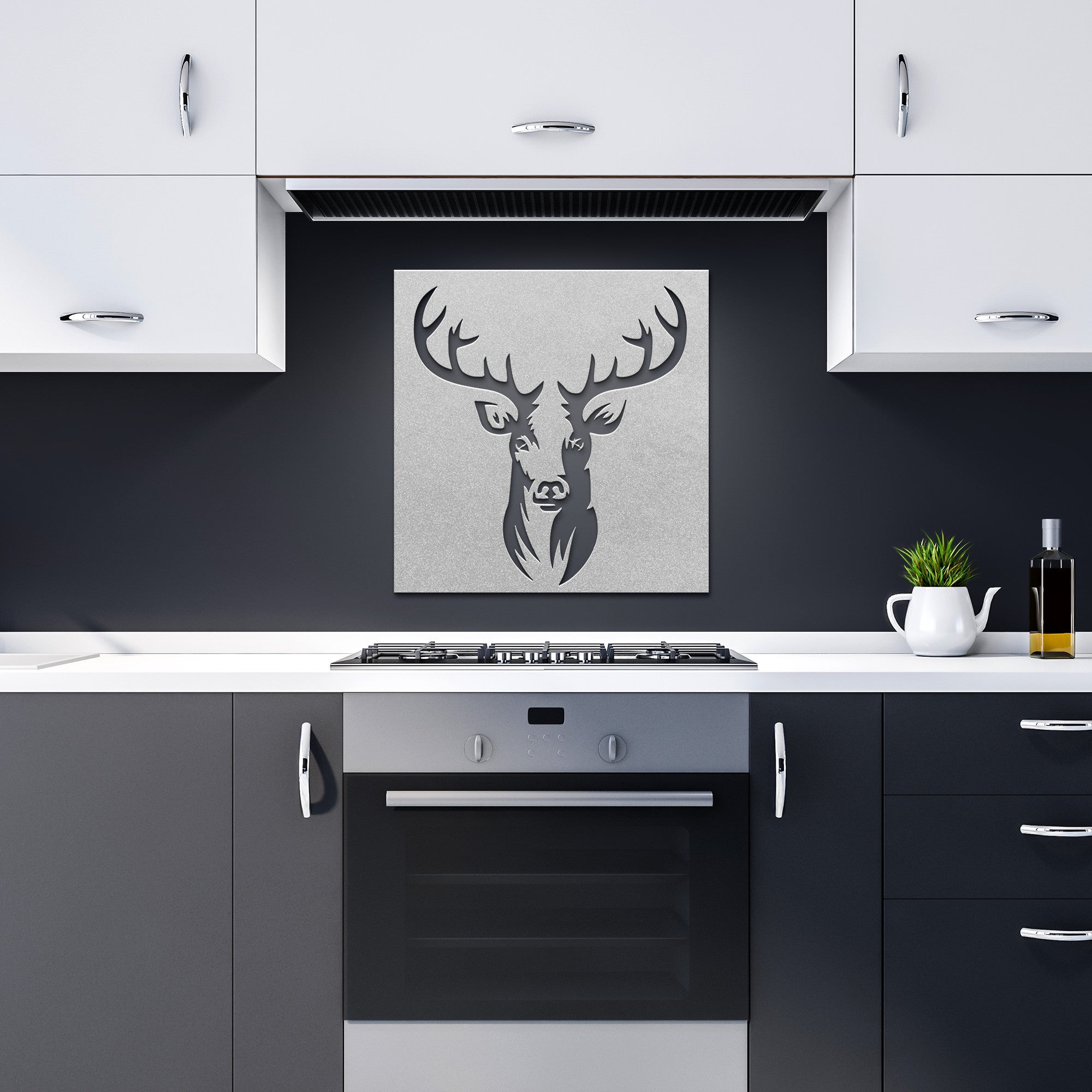 Deer Metal Wall Art - Cool Metal Signs