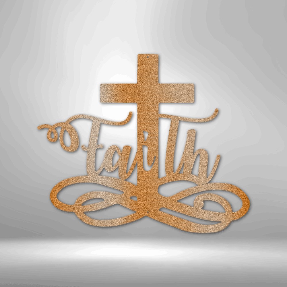 Faith Cross - Steel Sign - Cool Metal Signs