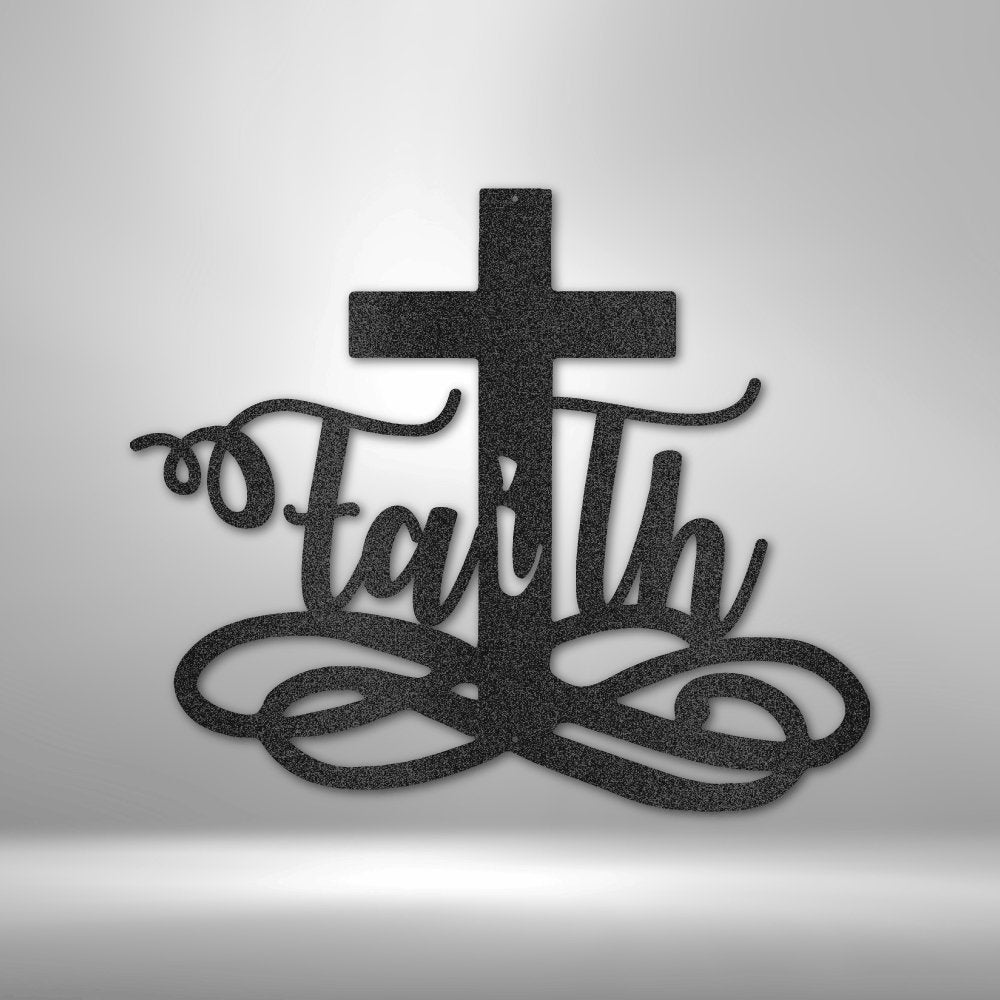 Faith Cross - Steel Sign - Cool Metal Signs