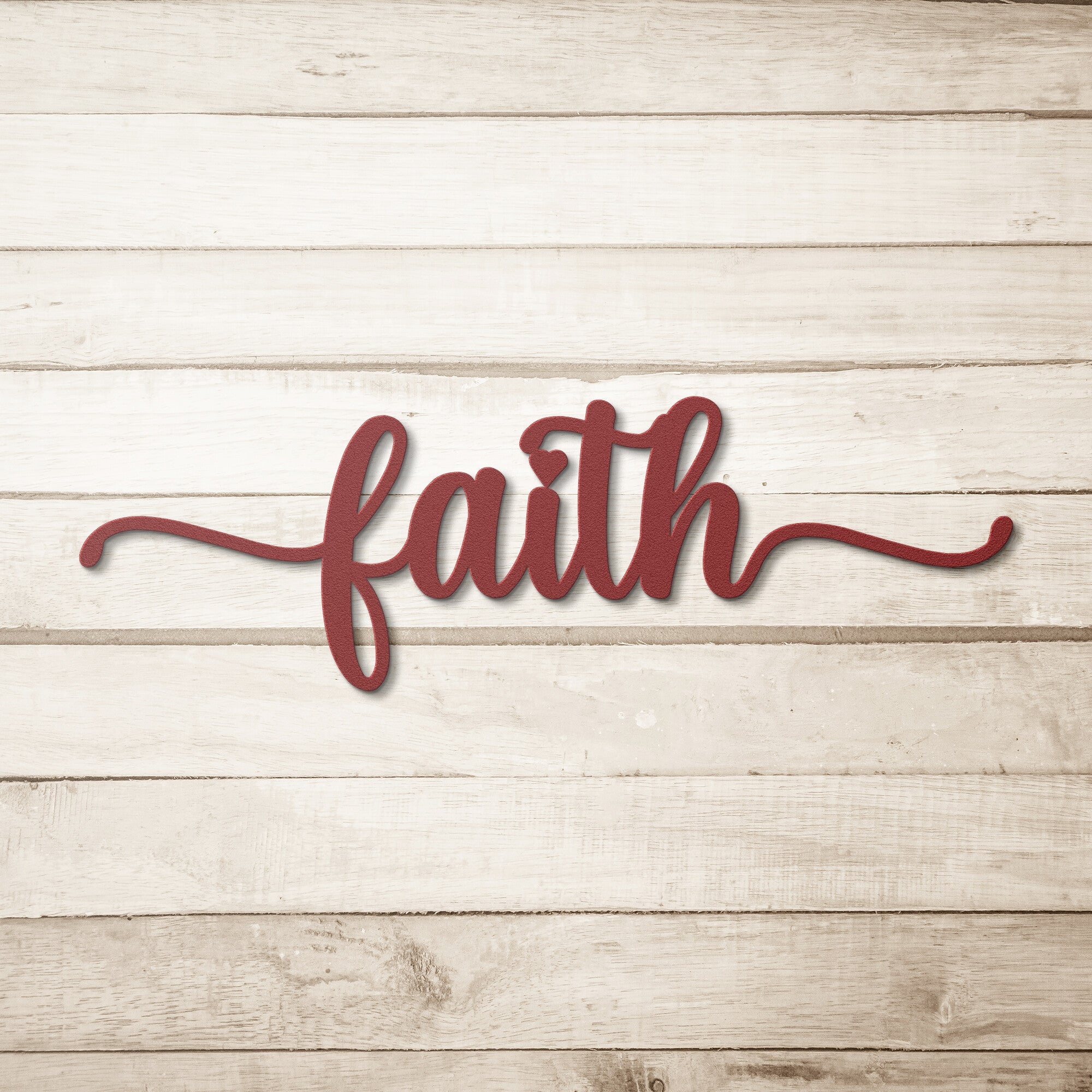 Faith Sign - Cool Metal Signs