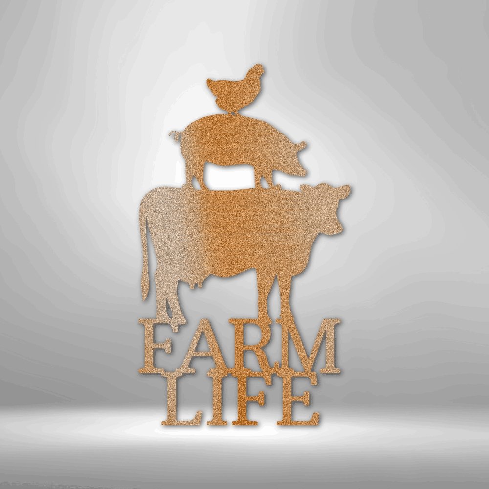 Farm Life Animals - Made in the USA - Cool Metal Signs