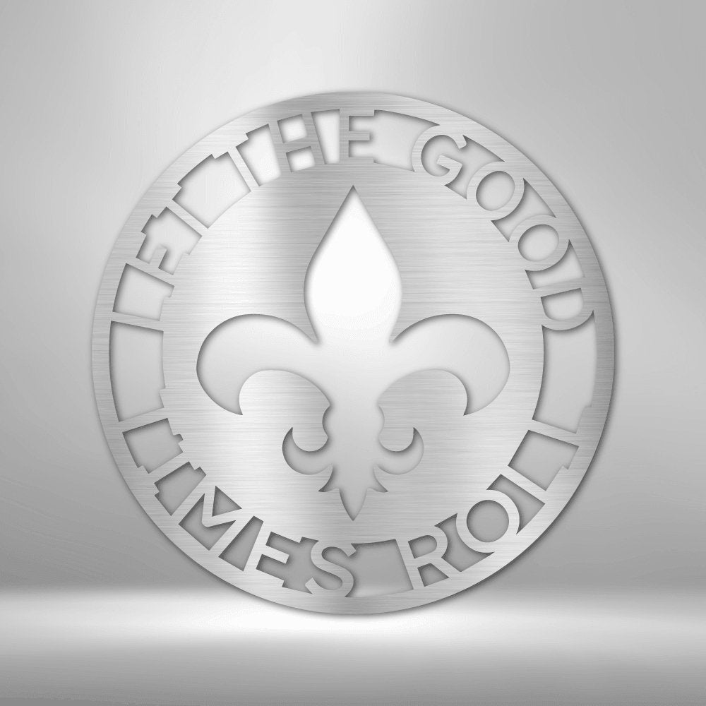 Fleur De Lis Ring Monogram - Made in the USA - Cool Metal Signs