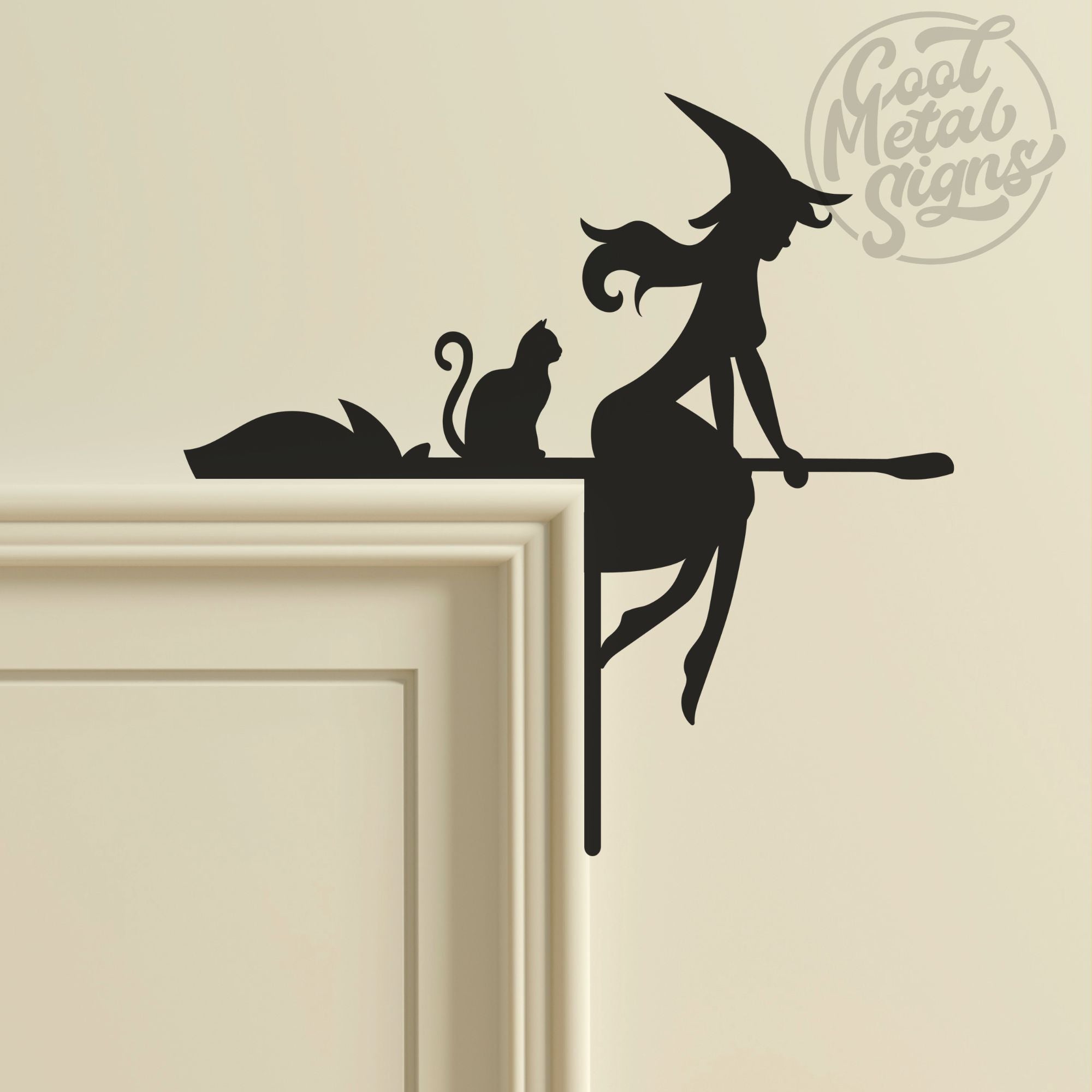 Halloween Door Corner Trim Sign - Cool Metal Signs