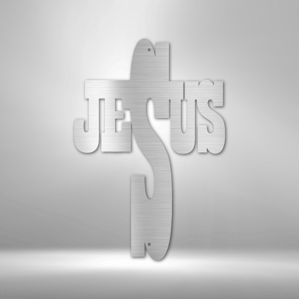 Jesus Cross - Steel Sign - Cool Metal Signs