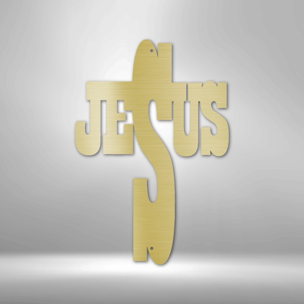 Jesus Cross - Steel Sign - Cool Metal Signs