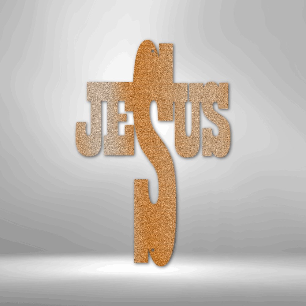 Jesus Cross - Steel Sign - Cool Metal Signs