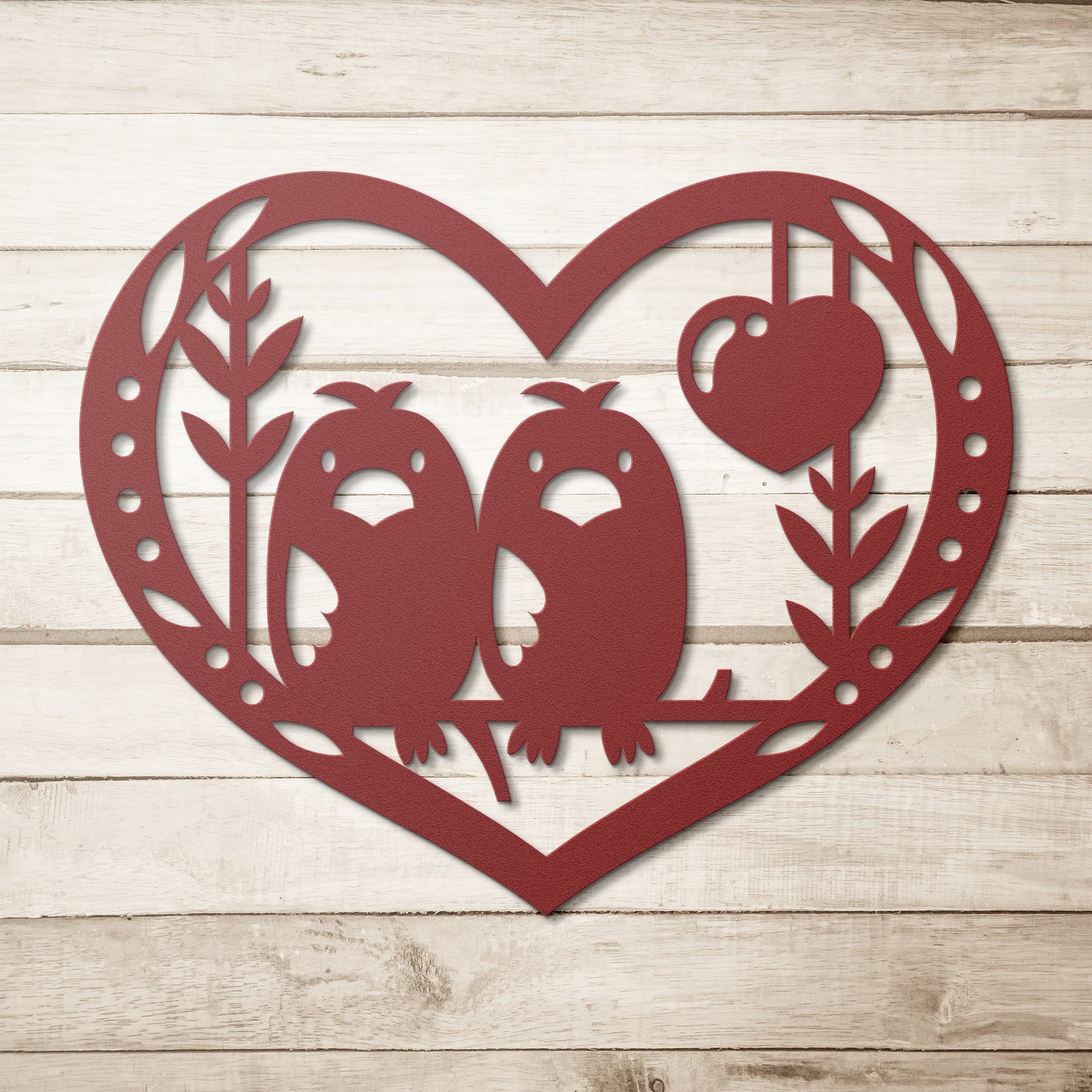 Love Birds Sign - Cool Metal Signs